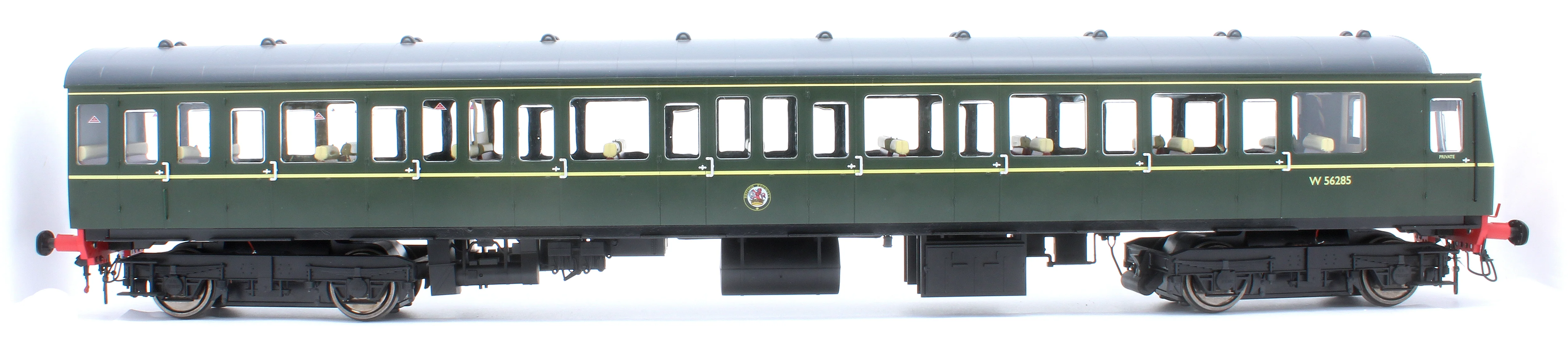 1241 Class 149 BR Green (Small Yellow Panel) Unpowered DMU Trailer Car W56282 - Image 5