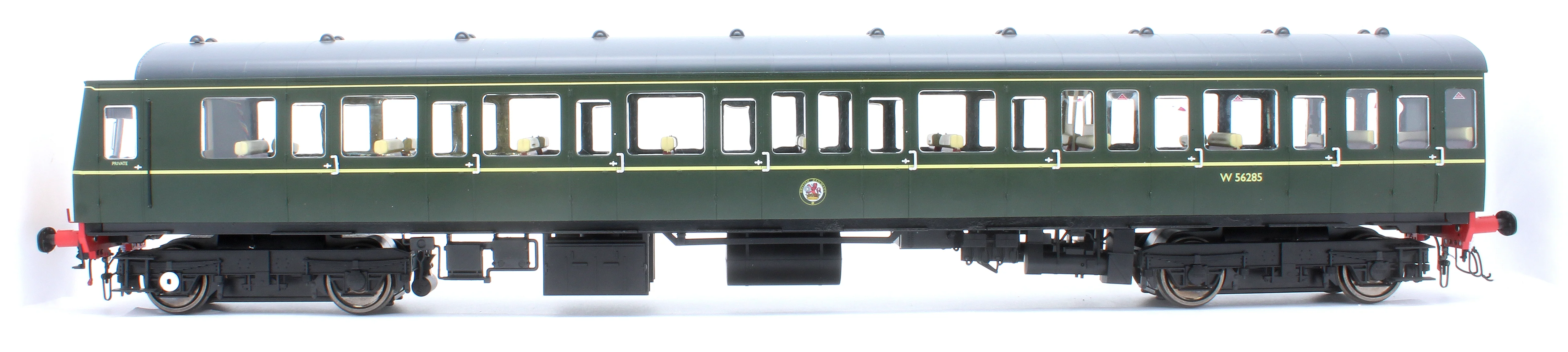 1241 Class 149 BR Green (Small Yellow Panel) Unpowered DMU Trailer Car W56282 - Image 6