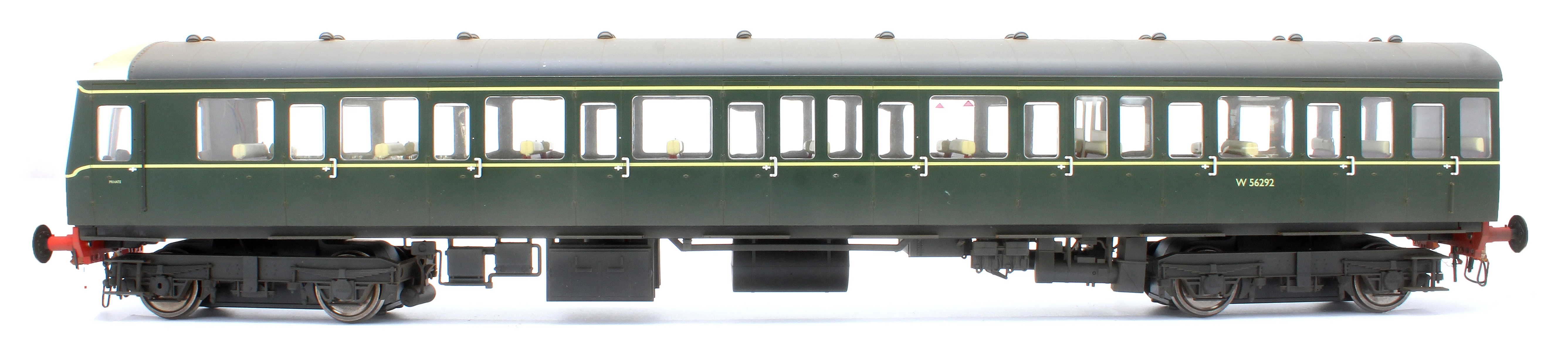 1253 Class 150 W56292 BR Green Unpowered DMU Trailer Car - Weathered - Image 5