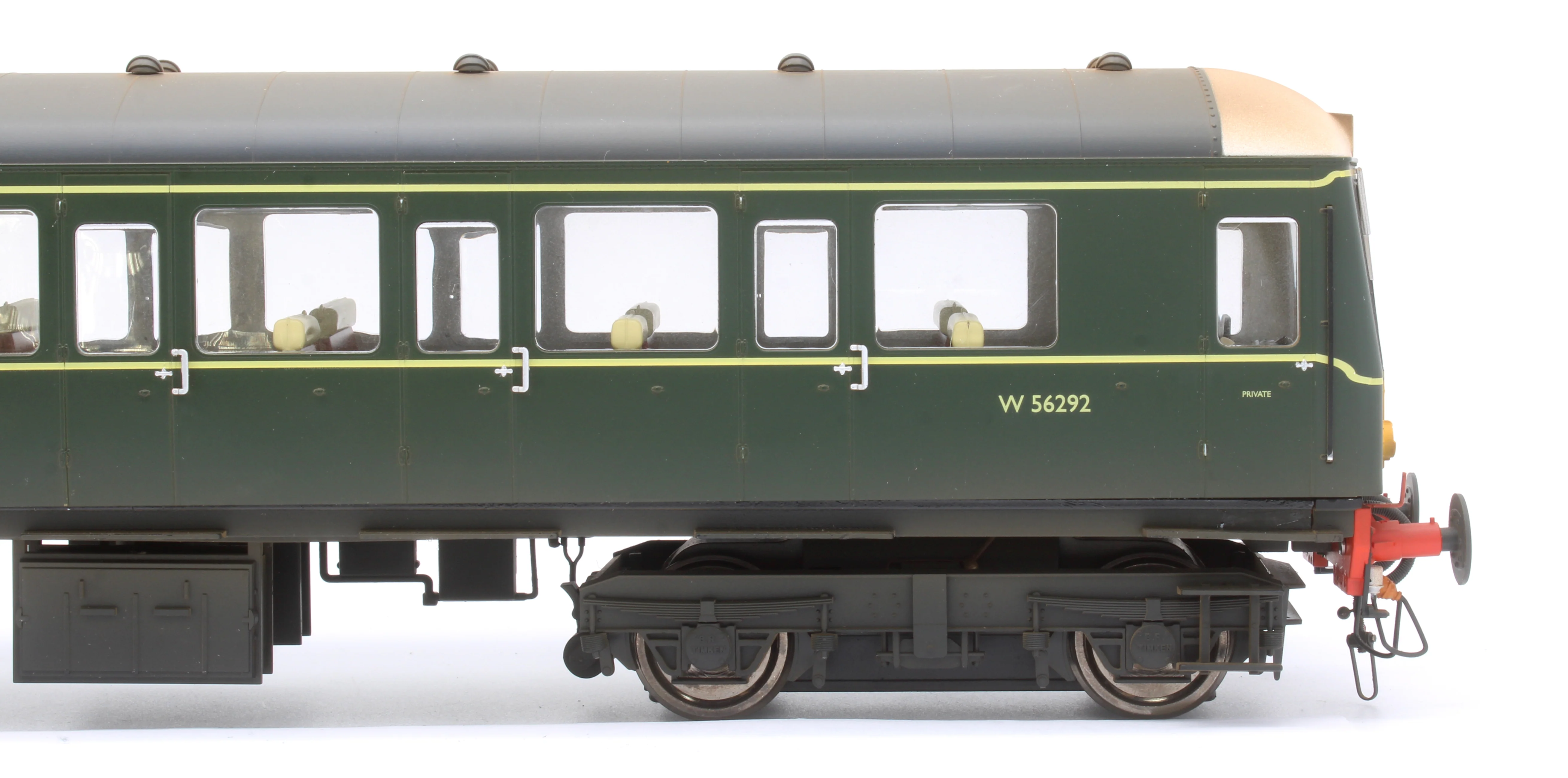 1253 Class 150 W56292 BR Green Unpowered DMU Trailer Car - Weathered - Image 7