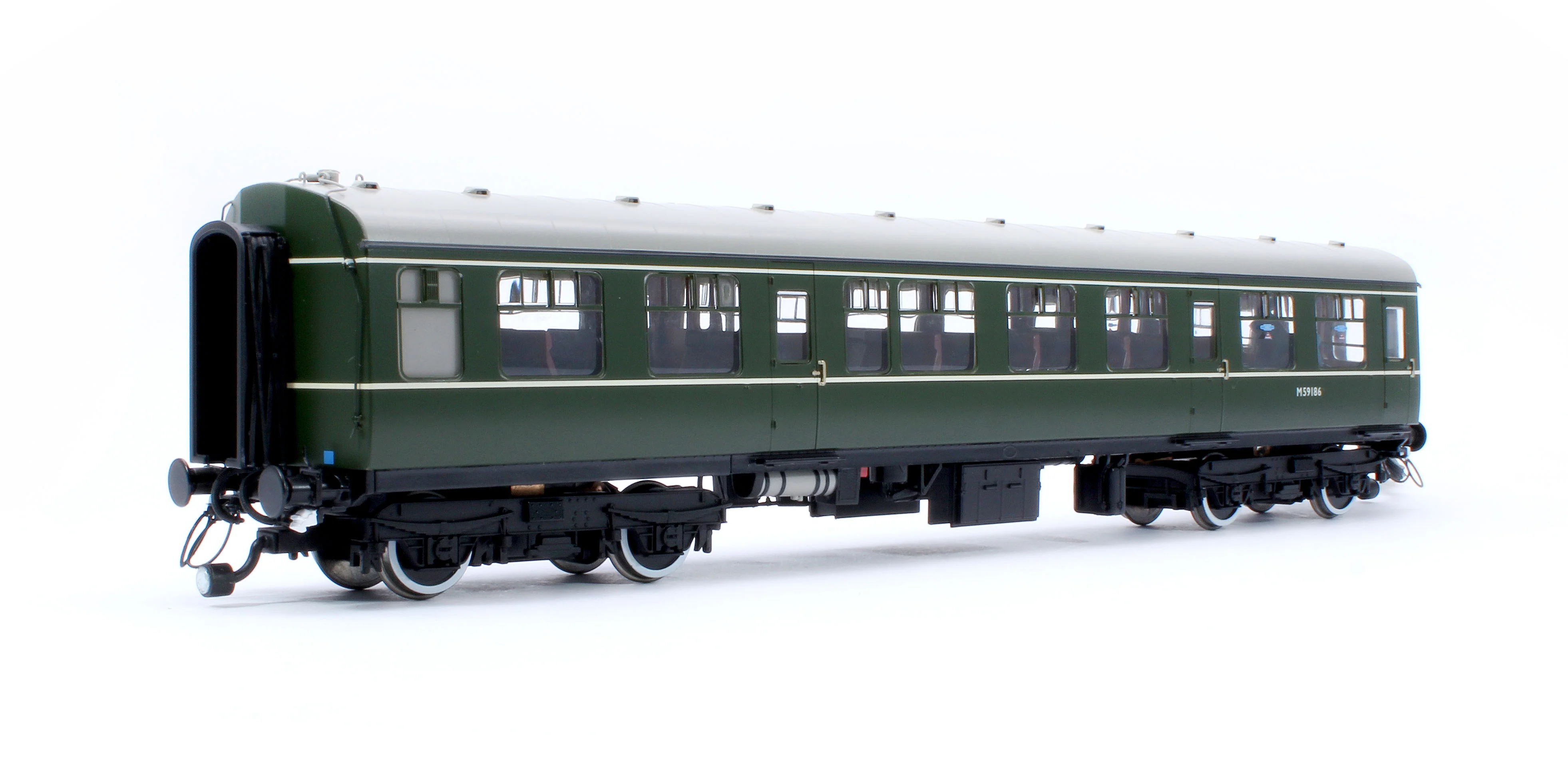 1451 Class 104 3 Car DMU M50478/M59186/M50530 BR Green (Speed Whiskers and Coaching Stock roundel) - Image 6
