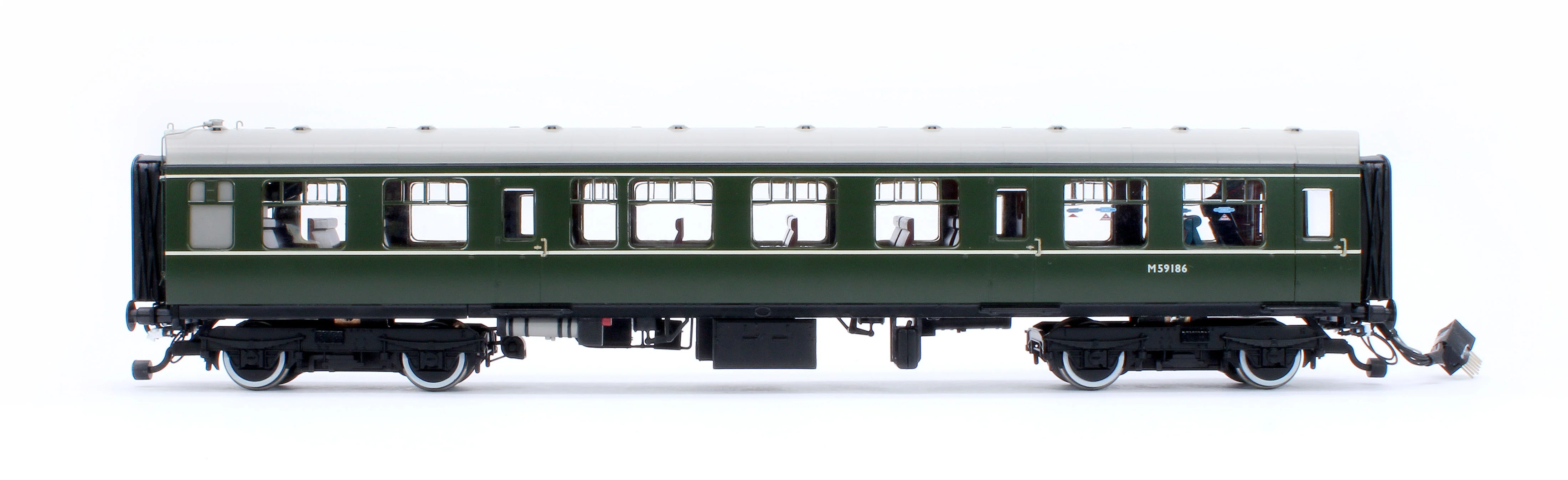 1451 Class 104 3 Car DMU M50478/M59186/M50530 BR Green (Speed Whiskers and Coaching Stock roundel) - Image 7