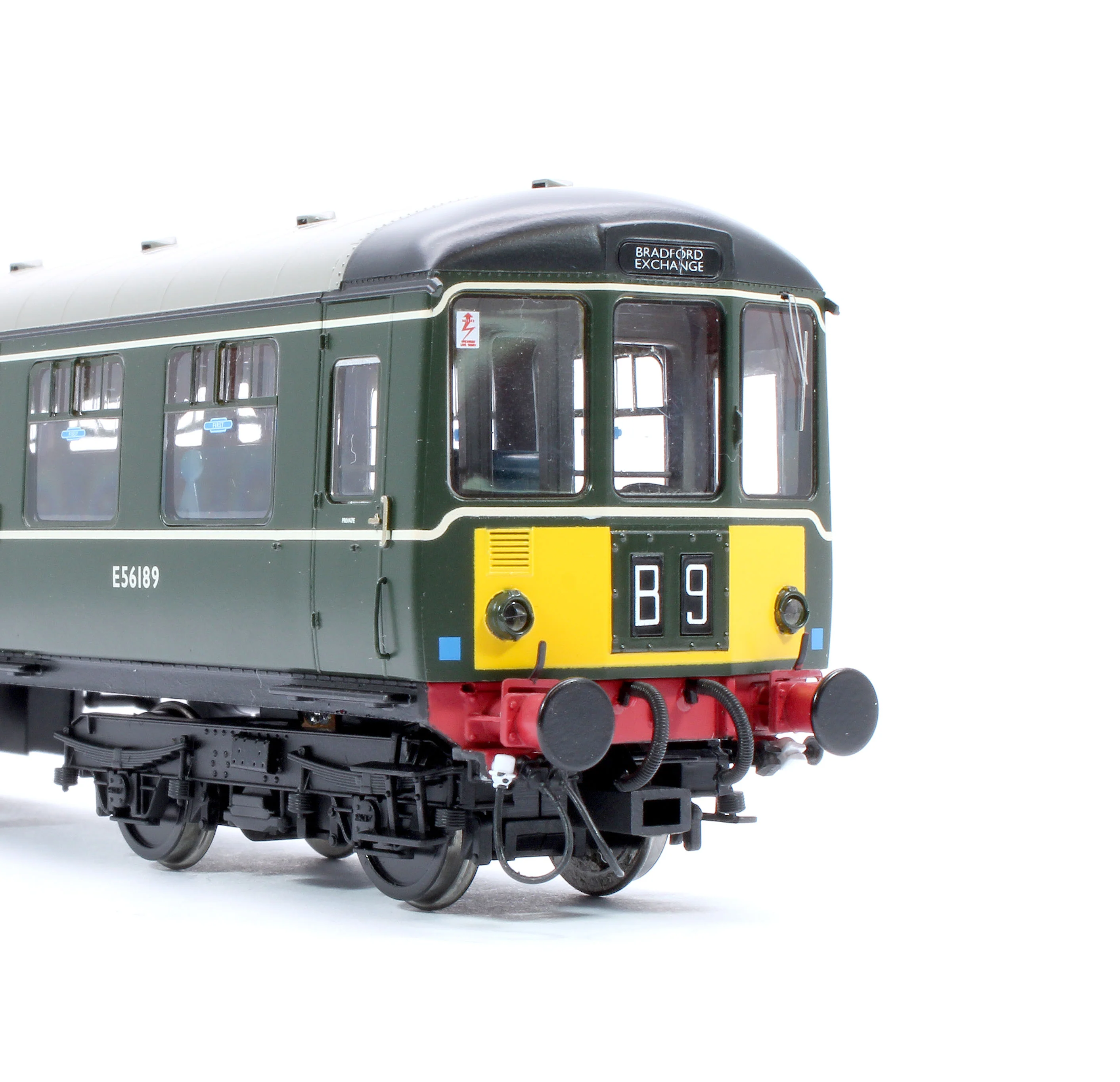 1452 Class 104 2 Car DMU E50598/E56189 BR Green Small Yellow Panels - Image 7