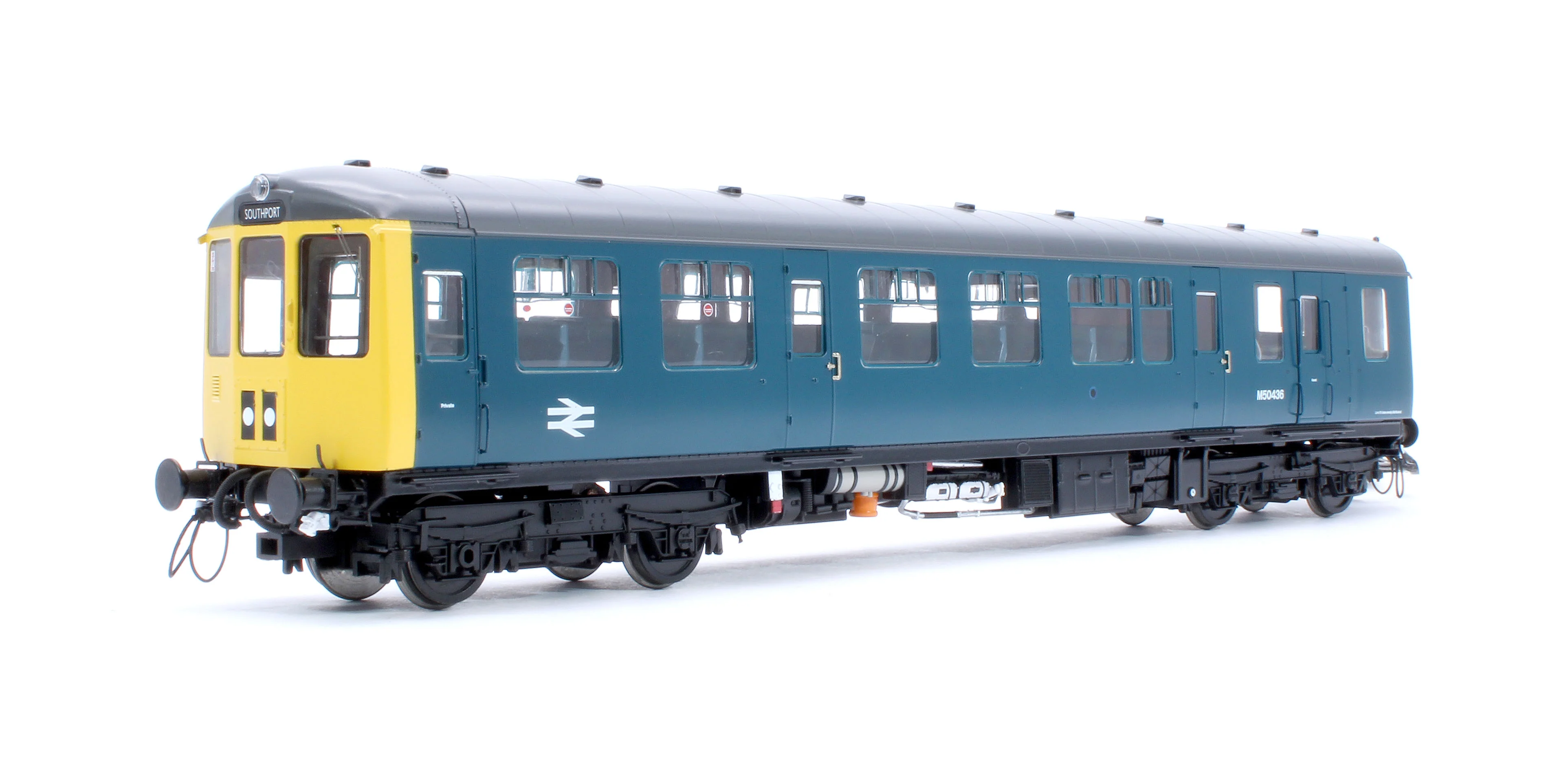 1453 Class 104 3 Car DMU M50436/M59141/M50488 BR Blue (Full Yellow Ends / Headcode Panel) - Image 3