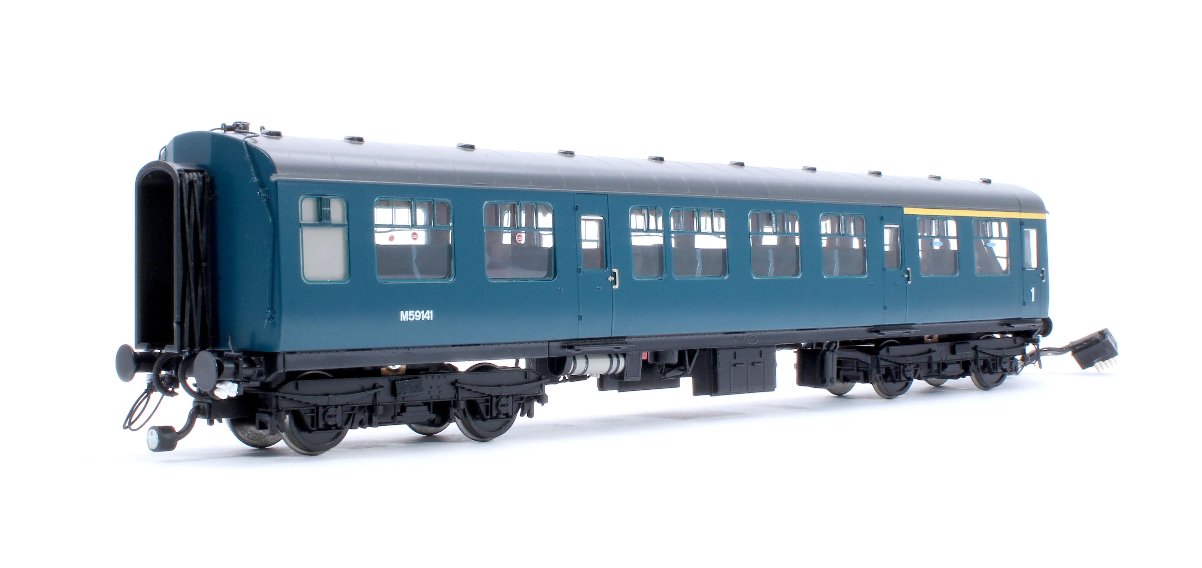 1453 Class 104 3 Car DMU M50436/M59141/M50488 BR Blue (Full Yellow Ends / Headcode Panel) - Image 6