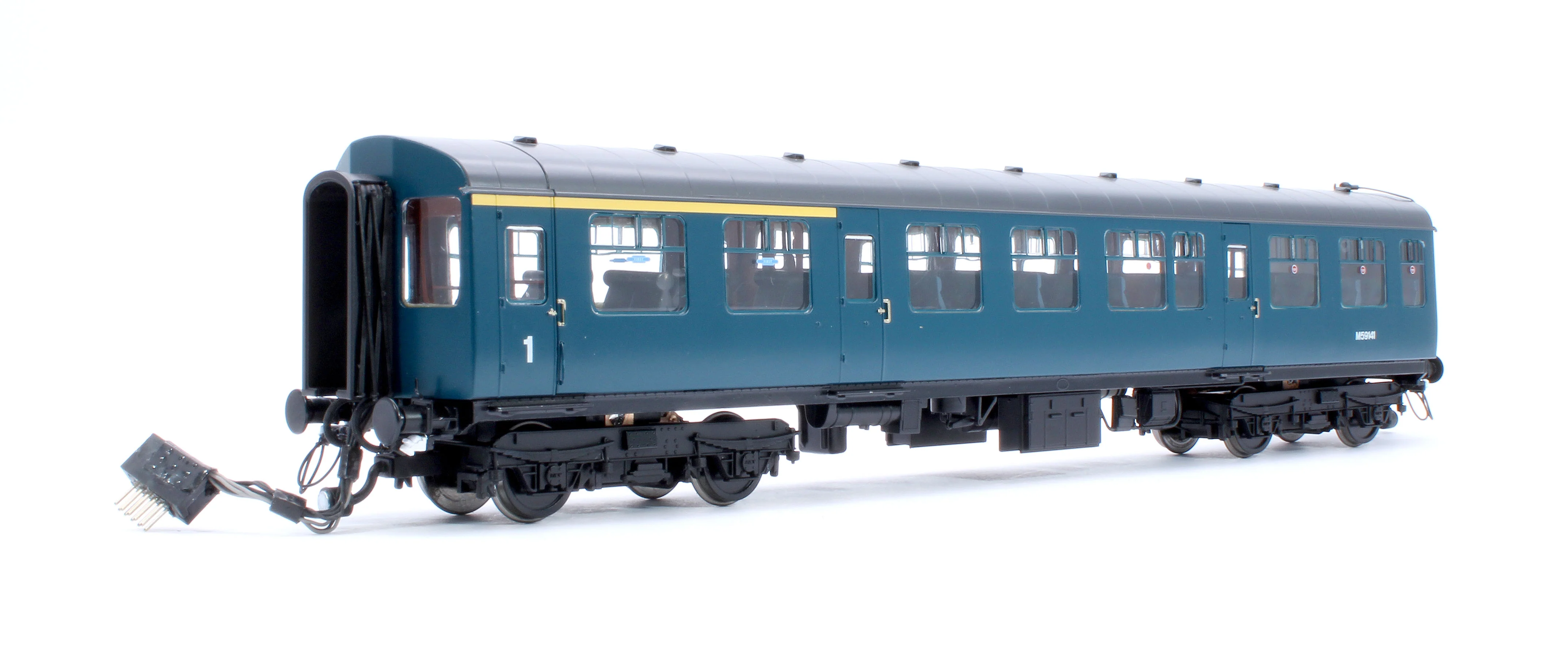 1453 Class 104 3 Car DMU M50436/M59141/M50488 BR Blue (Full Yellow Ends / Headcode Panel) - Image 8