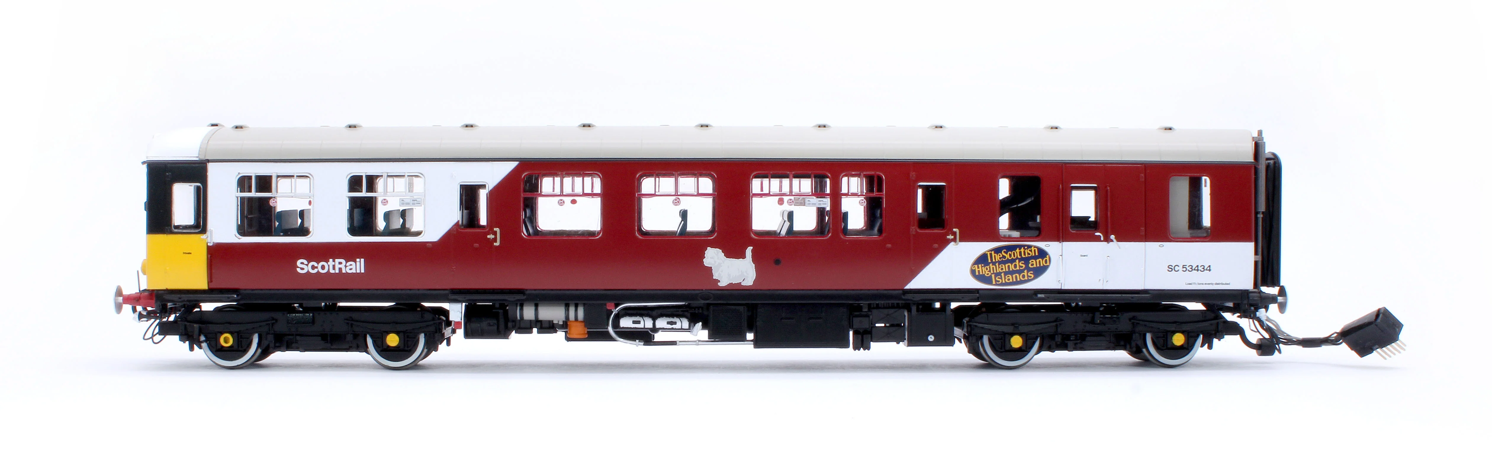 1456 Class 104 2 Car DMU SC53424/SC53434 ScotRail Mexican Bean - Image 10