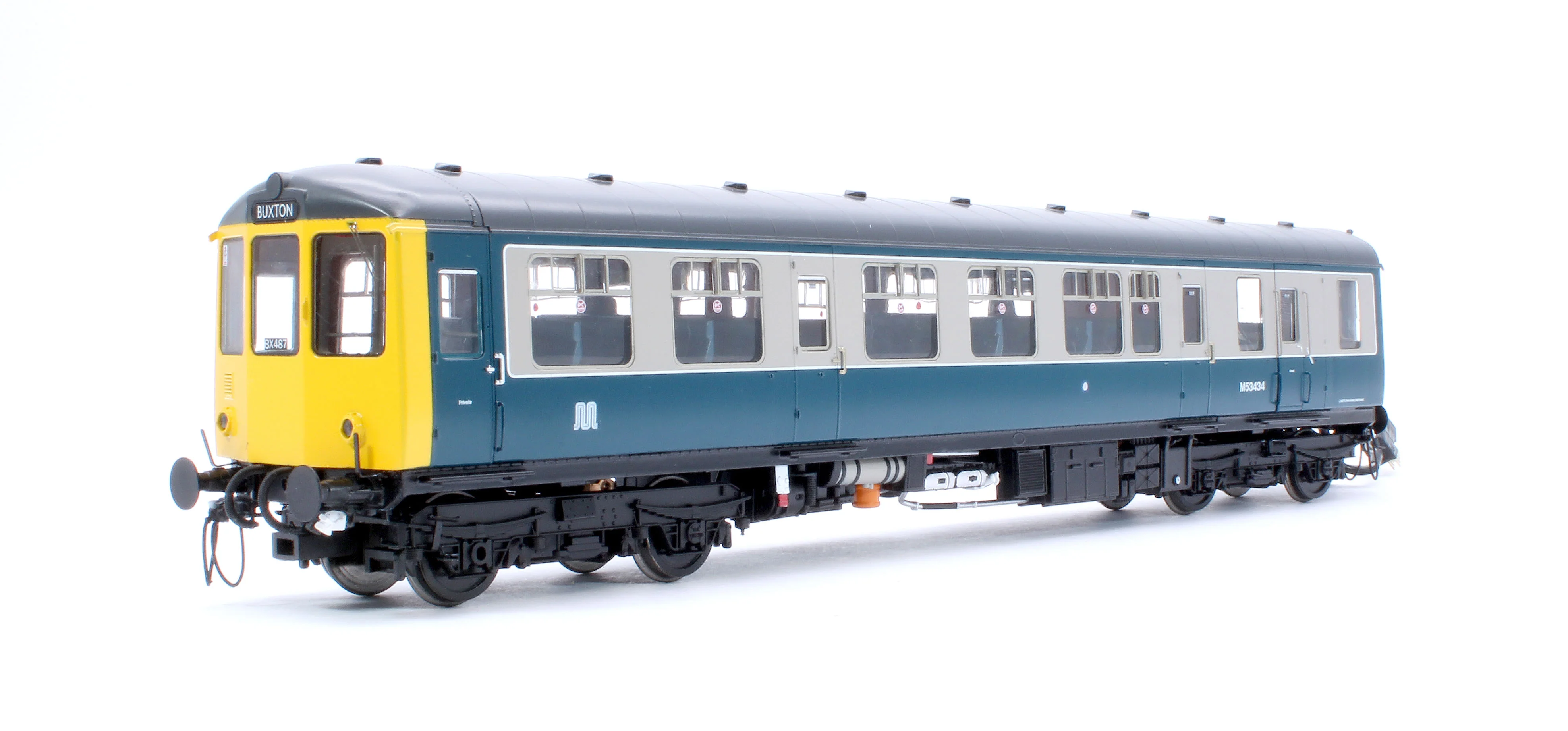 1457 Class 104 3 Car DMU BX487 M53424/M59207/M53434 BR Blue/Grey - Image 3