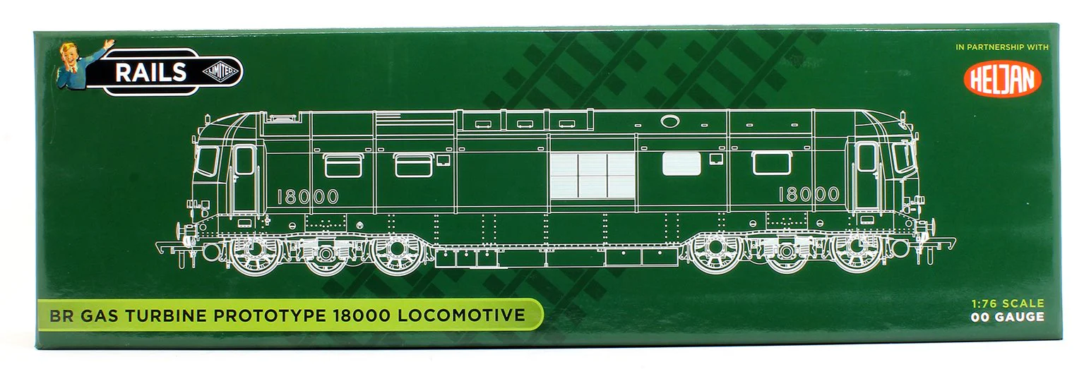 Pre-Owned BR Gas Turbine 18000 Class Locomotive BR Black with Silver Trim - DCC Fitted - Image 7