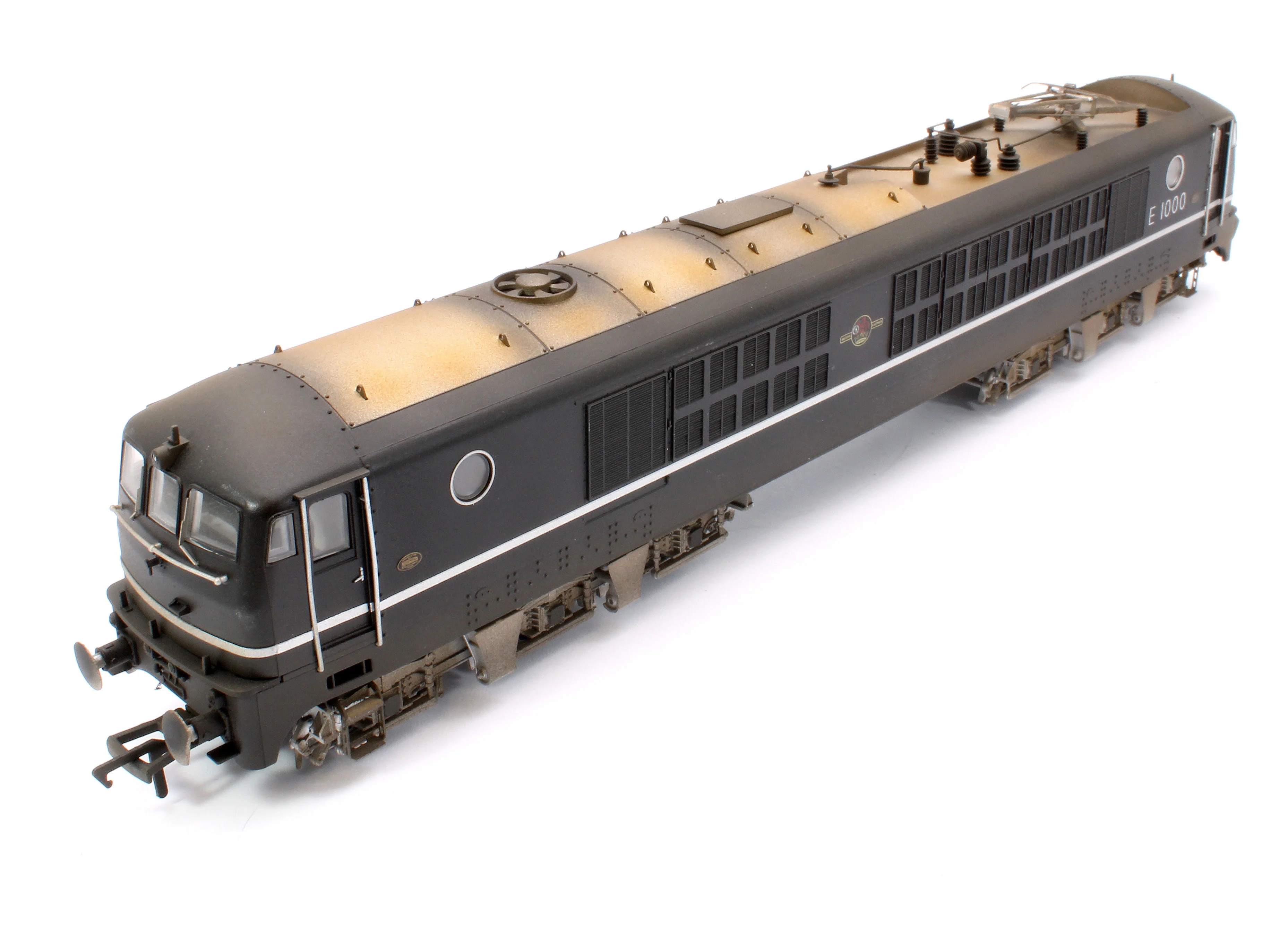 1811W Custom Weathered BR Class 80 E1000 (Rebuilt 18100 Gas Turbine) Electric Locomotive in BR Black (Late Crest) - Image 11