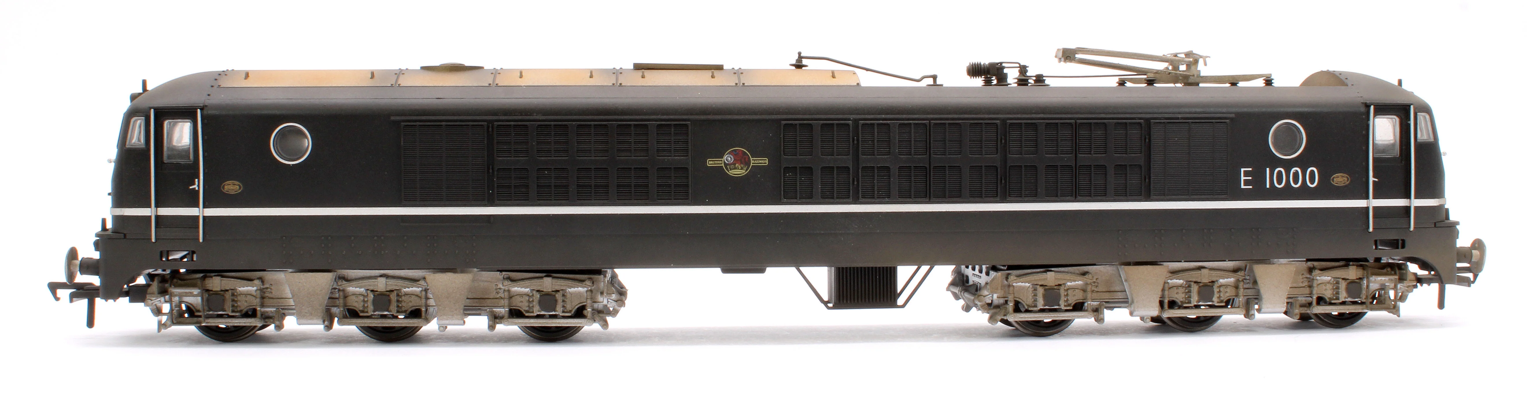 1811W Custom Weathered BR Class 80 E1000 (Rebuilt 18100 Gas Turbine) Electric Locomotive in BR Black (Late Crest) - Image 5