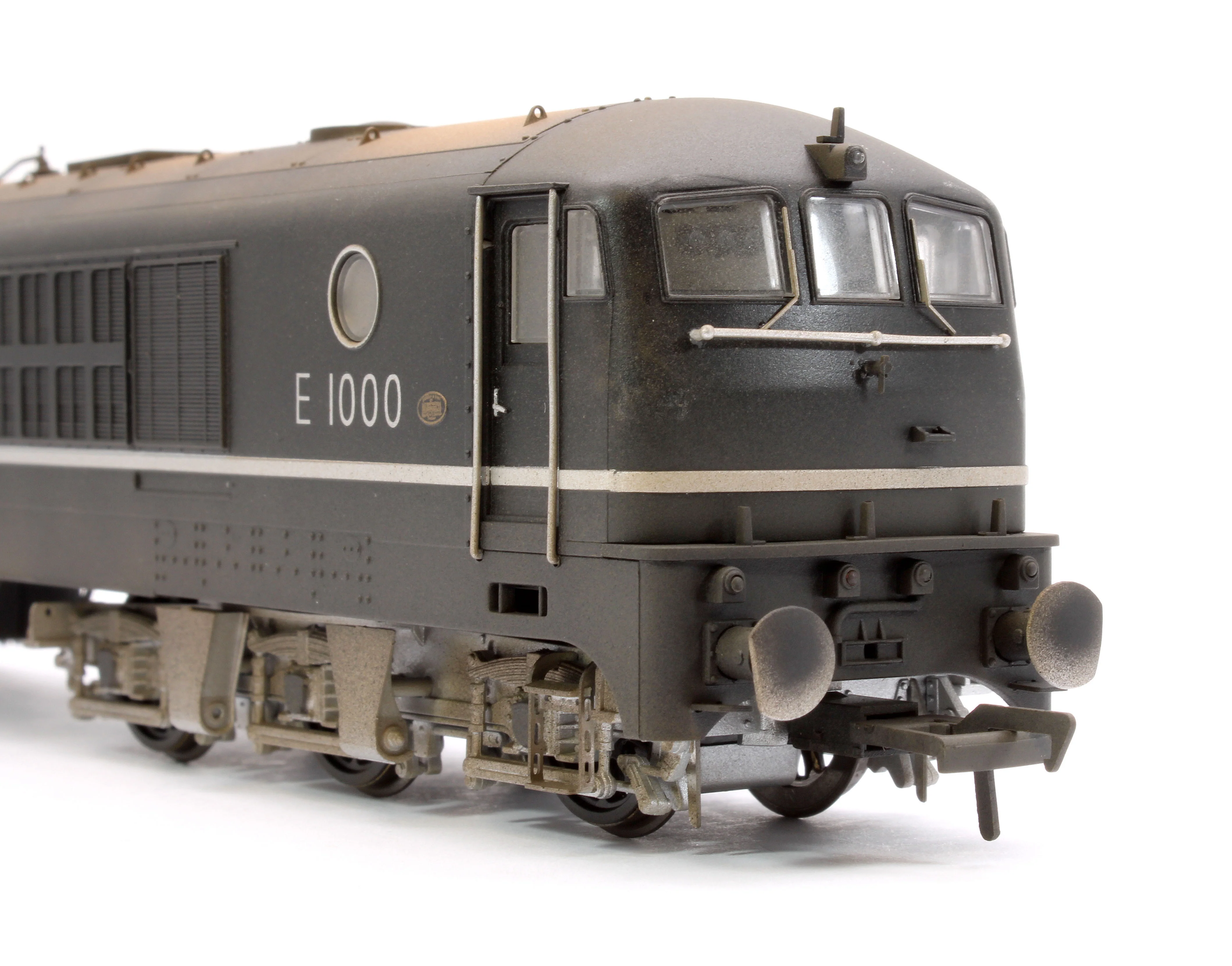 1811W Custom Weathered BR Class 80 E1000 (Rebuilt 18100 Gas Turbine) Electric Locomotive in BR Black (Late Crest) - Image 8