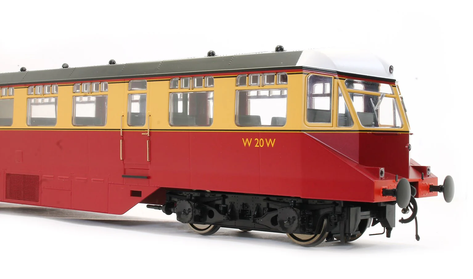 1903 GWR AEC ‘Razor Edge Railcar BR crimson/cream (Black Roof & White Cab Roofs) No.W20W Diesel Locomotive - Image 4