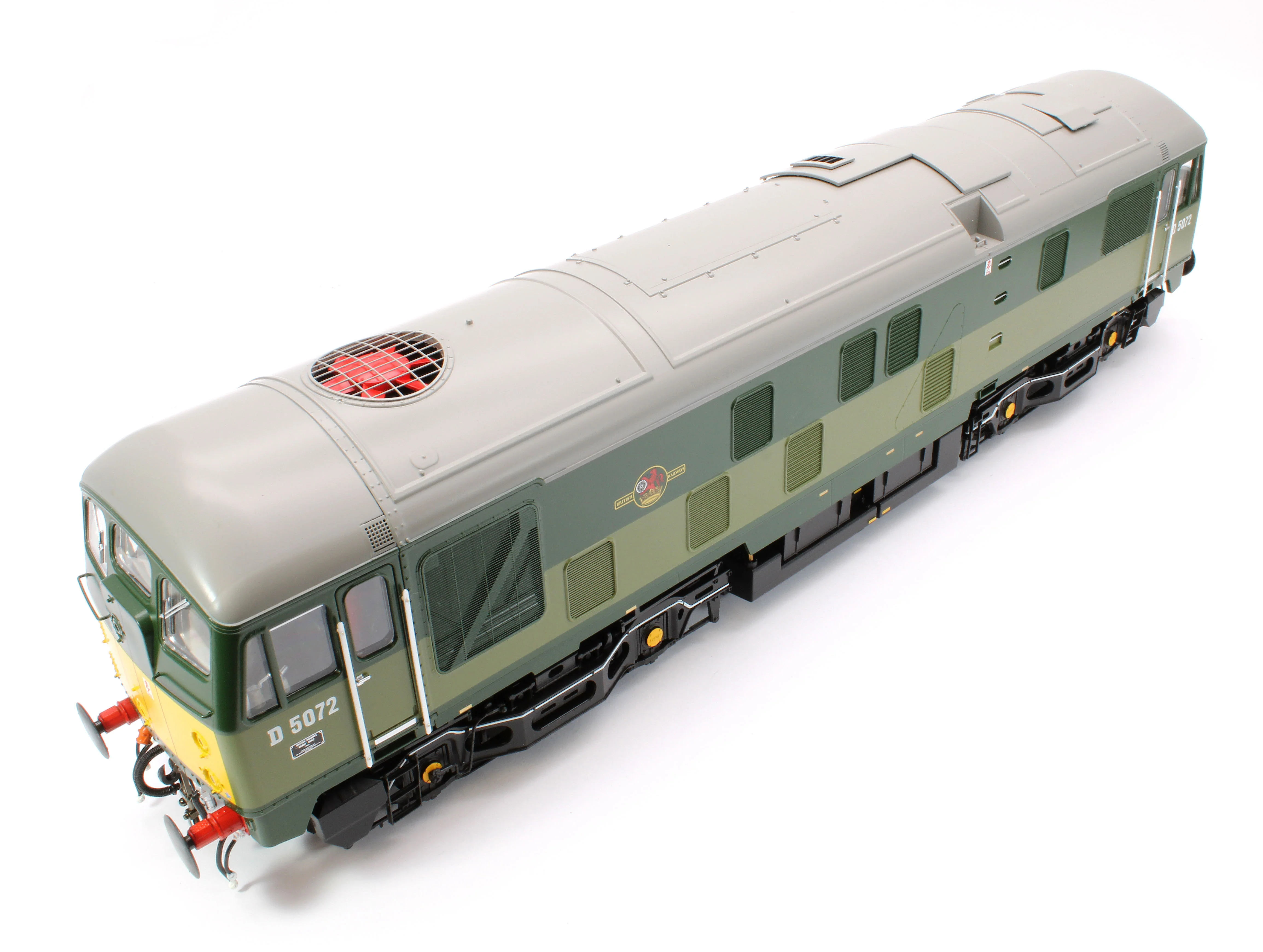 2452 Class 24/0 BR Two-Tone Green D5072 (Small Yellow Panels) Diesel Locomotive - Image 10