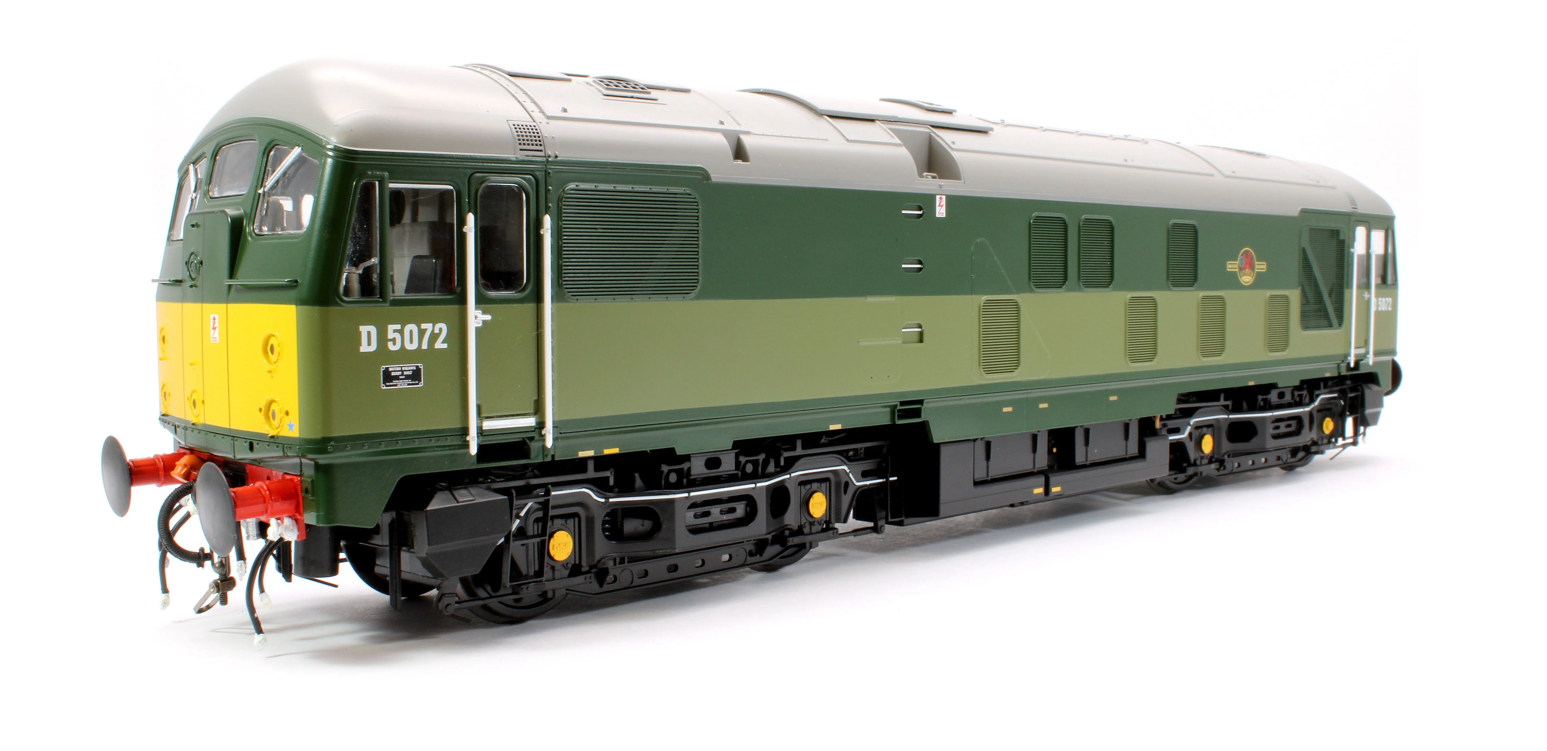 2452 Class 24/0 BR Two-Tone Green D5072 (Small Yellow Panels) Diesel Locomotive - Image 4