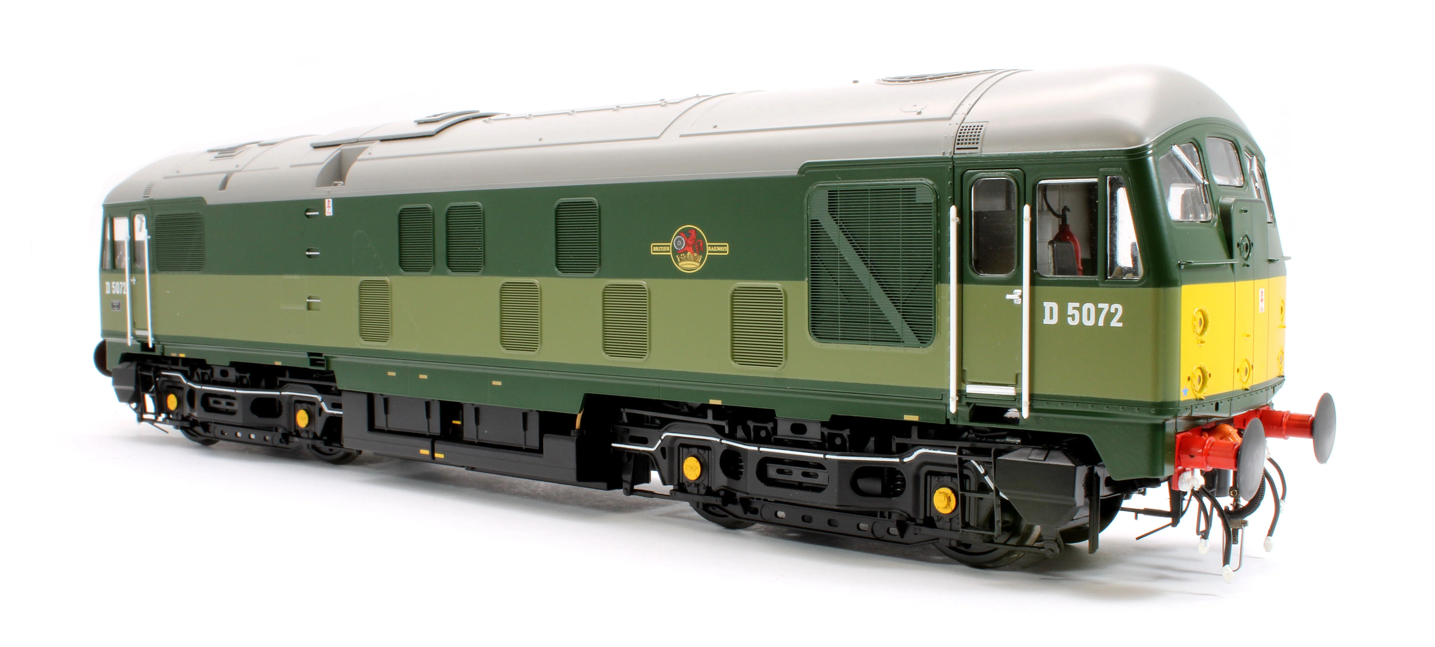 2452 Class 24/0 BR Two-Tone Green D5072 (Small Yellow Panels) Diesel Locomotive - Image 5