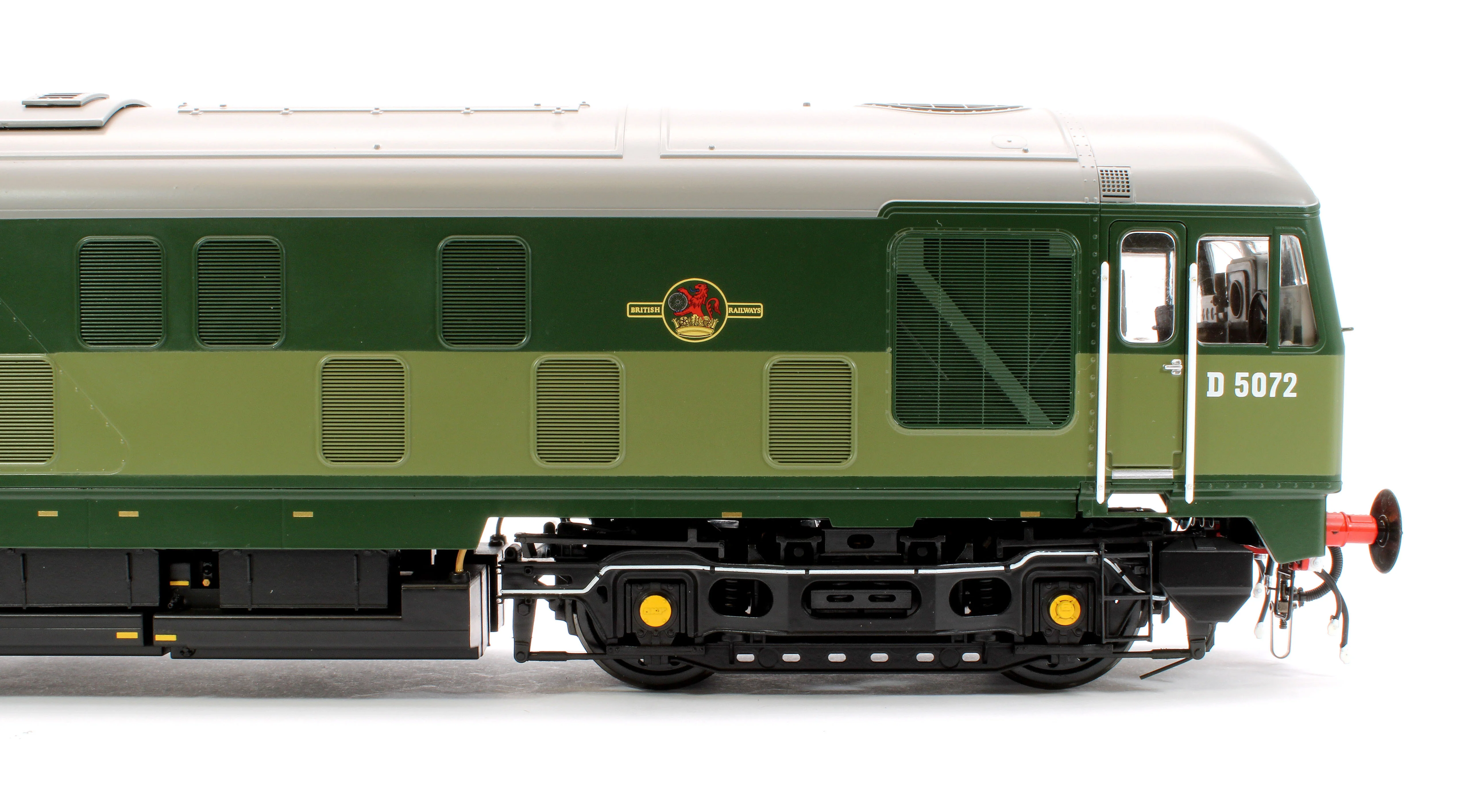 2452 Class 24/0 BR Two-Tone Green D5072 (Small Yellow Panels) Diesel Locomotive - Image 7