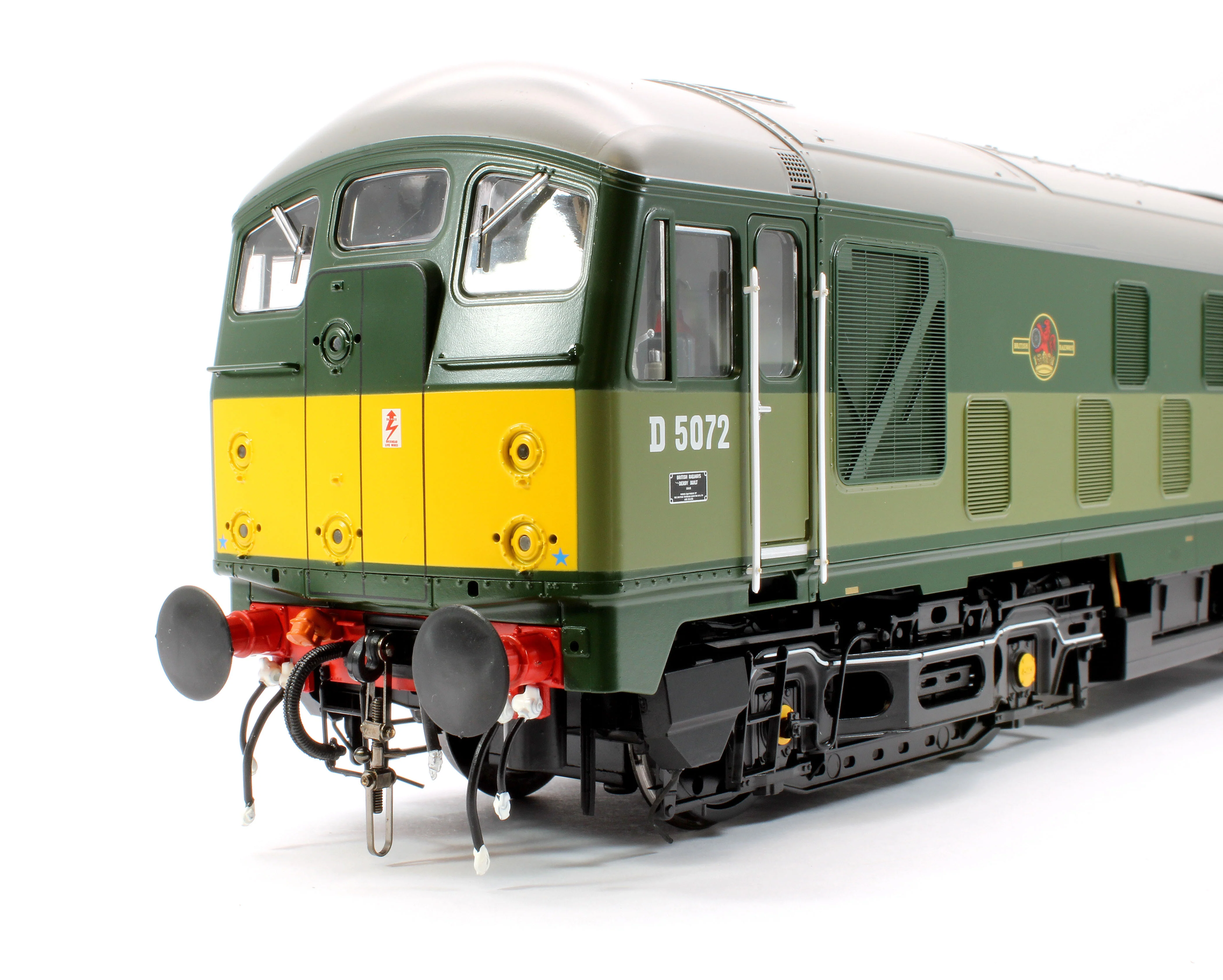 2452 Class 24/0 BR Two-Tone Green D5072 (Small Yellow Panels) Diesel Locomotive - Image 8