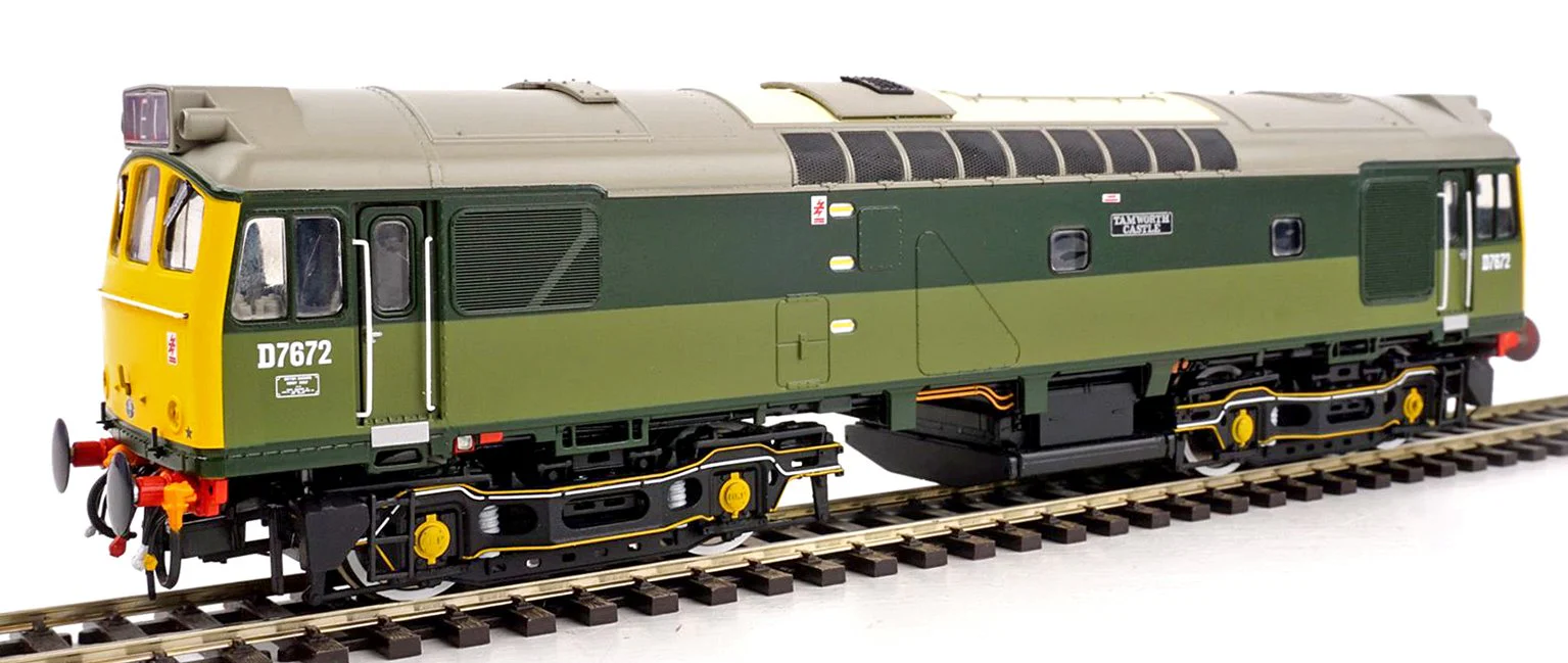 2539 Class 25/3 - D7672 'Tamworth Castle' BR Special Two-Tone Green Diesel Locomotive - Image 2