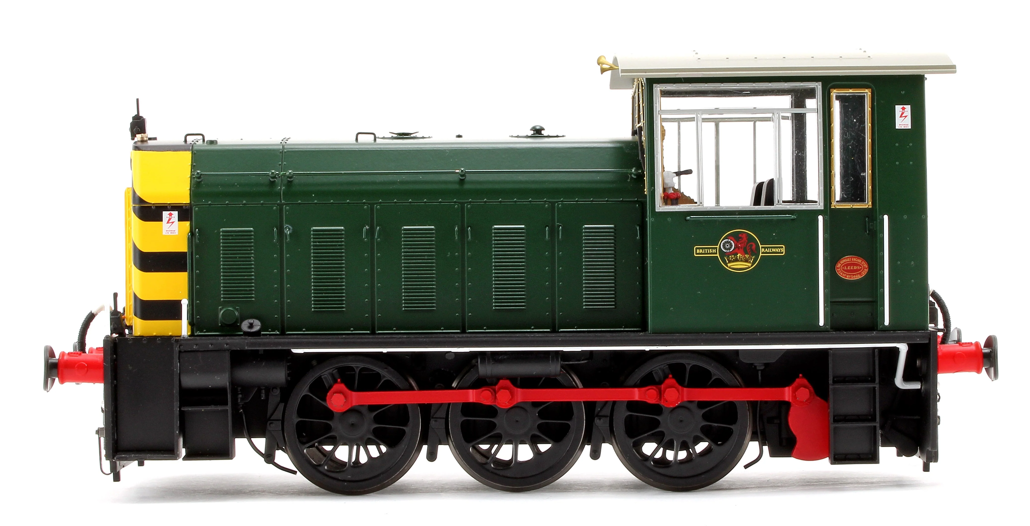 Pre-Owned 2592 Hunslet Class 05 BR Green with Wasp Stripes (Early) Shunter Locomotive - Image 2