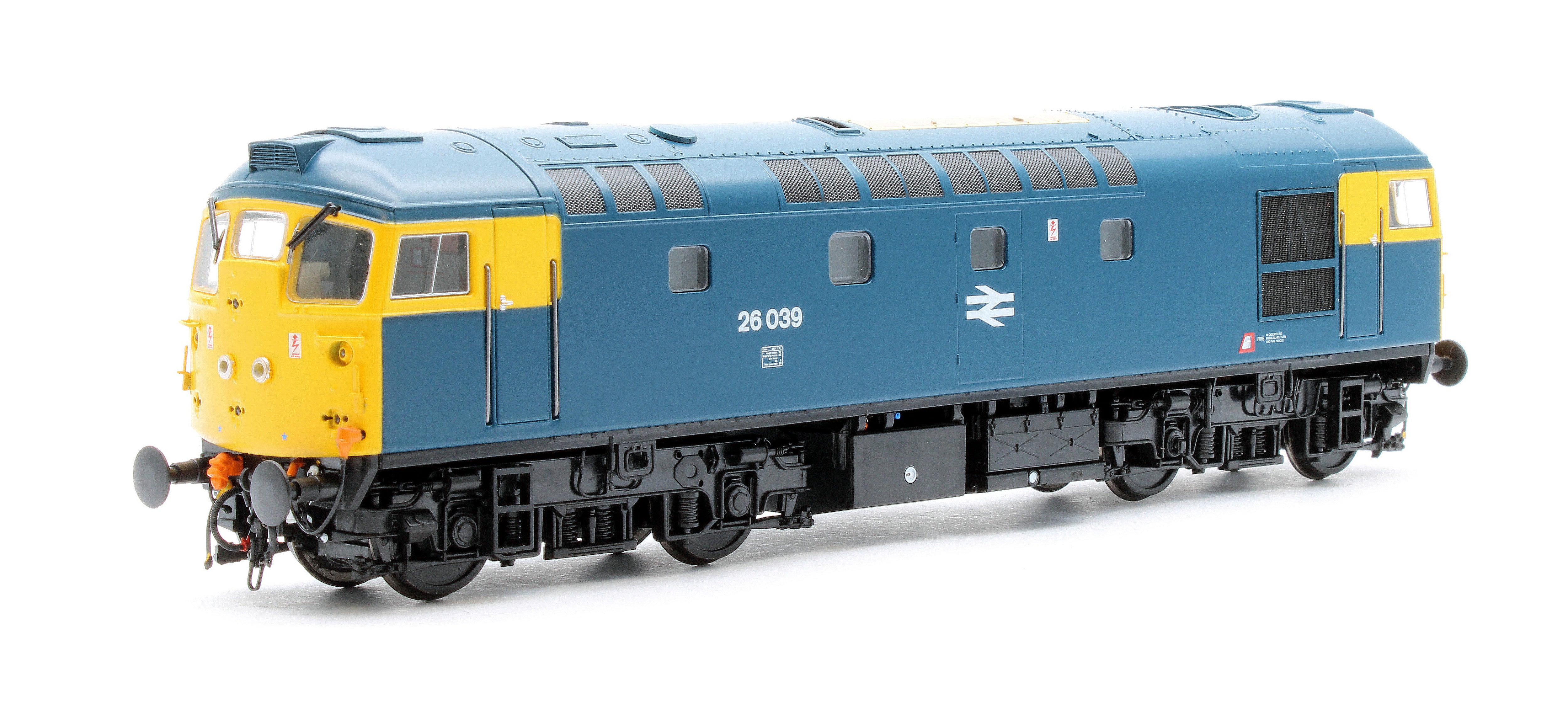 2625 Class 26 039 BR Blue (Full Yellow Ends) With Twin Headlights Diesel Locomotive - Image 3