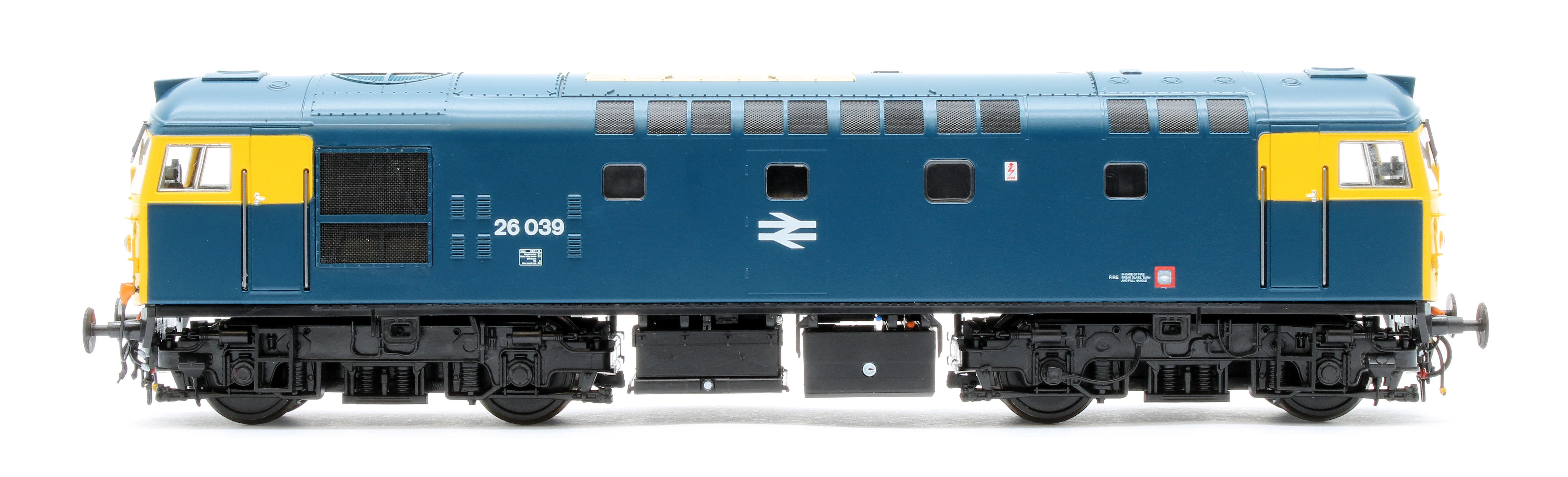2625 Class 26 039 BR Blue (Full Yellow Ends) With Twin Headlights Diesel Locomotive - Image 4