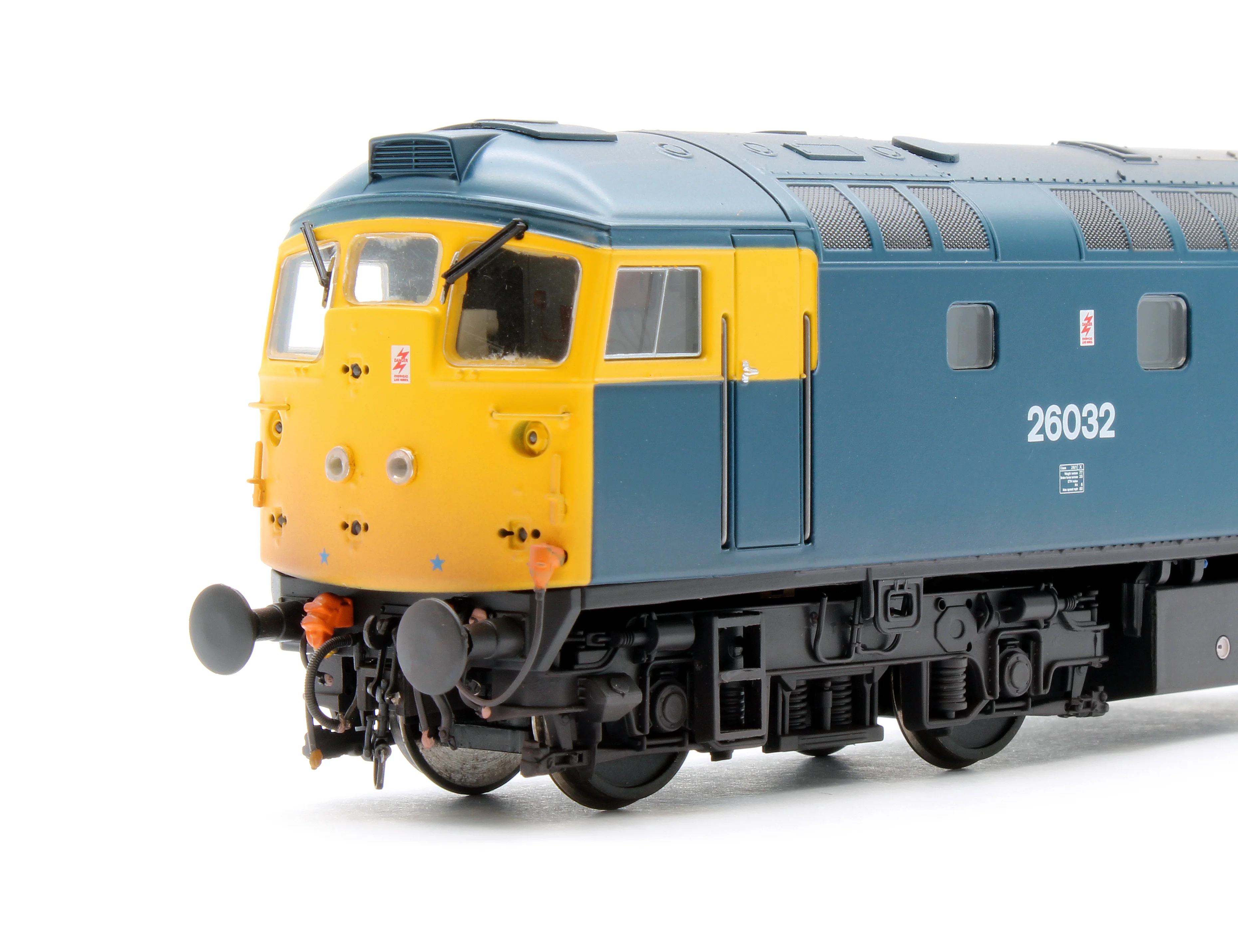 2626 Class 26032 BR Blue (Highland Rail Stag) With Twin Headlights Diesel Locomotive - Weathered - Image 7