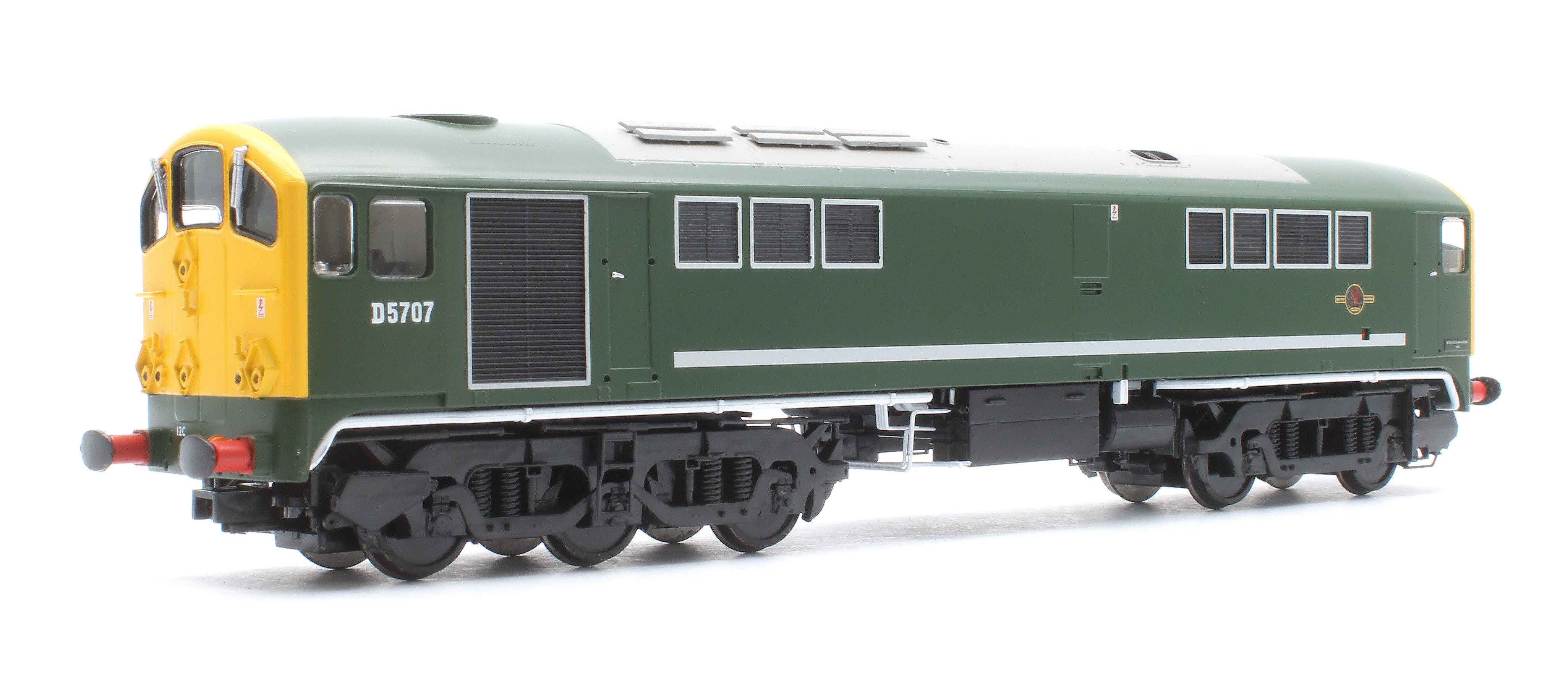 28023 Class 28 Co-Bo BR Green Full Yellow Ends D5707 Diesel Locomotive - DCC Sound - Image 3