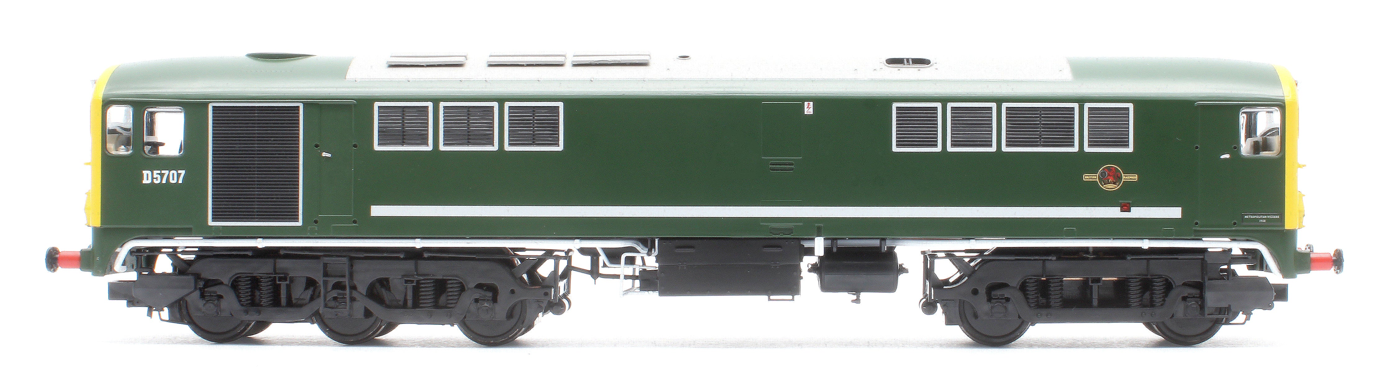 28023 Class 28 Co-Bo BR Green Full Yellow Ends D5707 Diesel Locomotive - DCC Sound - Image 6