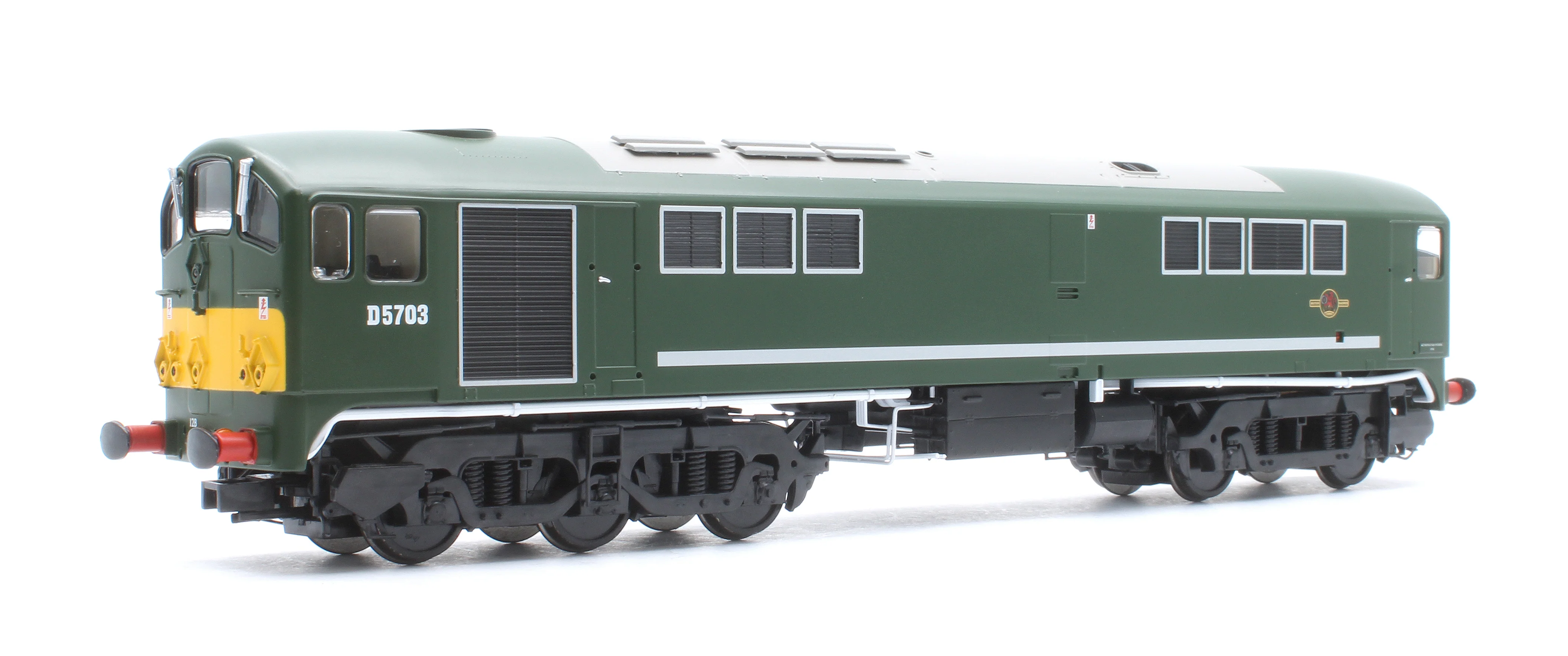 28173 Class 28 Co-Bo BR Green Small Yellow Panels D5703 Diesel Locomotive - DCC Sound - Image 3
