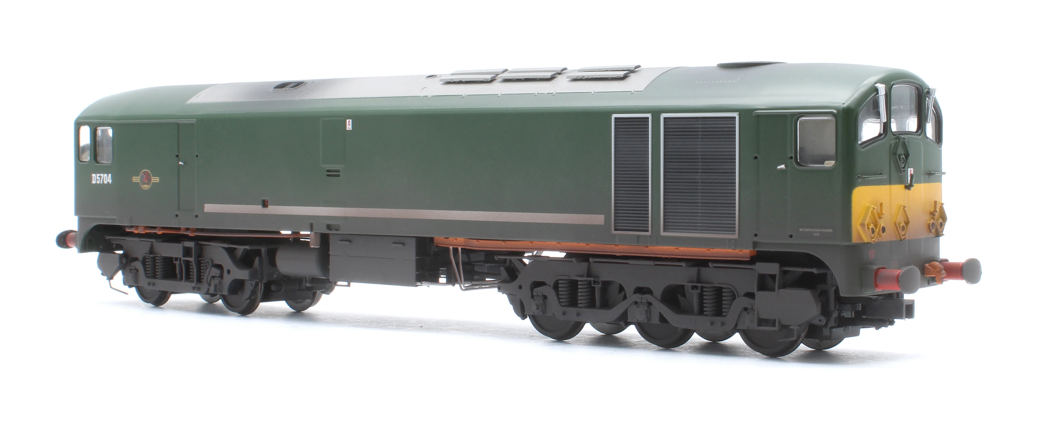 2818 Class 28 Co-Bo BR Green Small Yellow Panels D5704 Diesel Locomotive - Weathered - Image 2