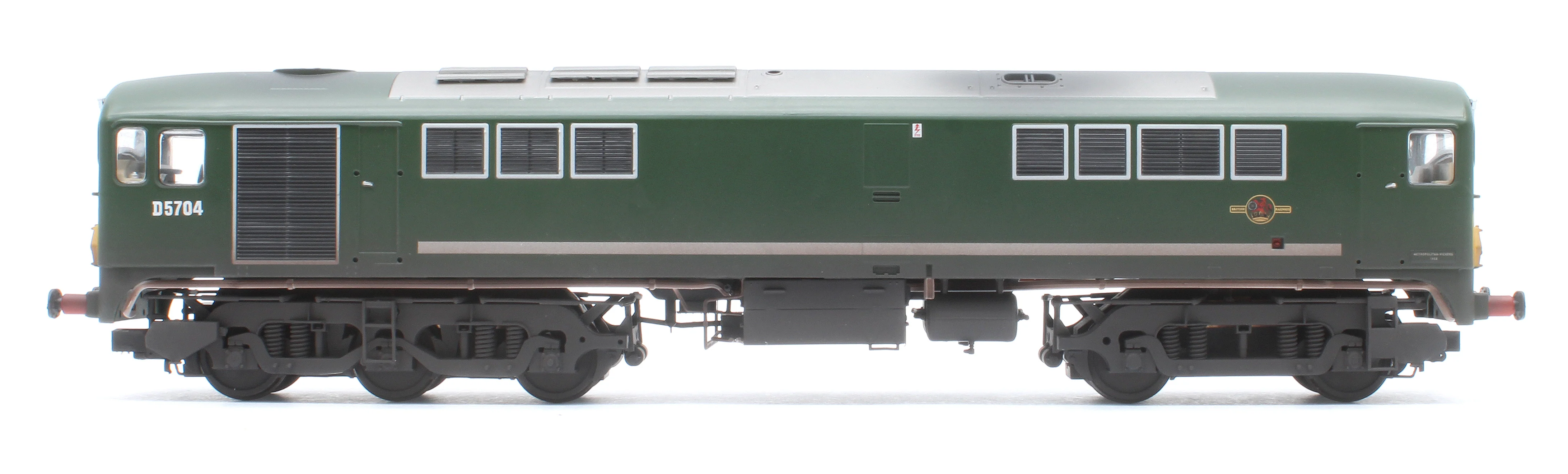 28183 Class 28 Co-Bo BR Green Small Yellow Panels D5704 Diesel Locomotive - DCC Sound & Weathered - Image 5
