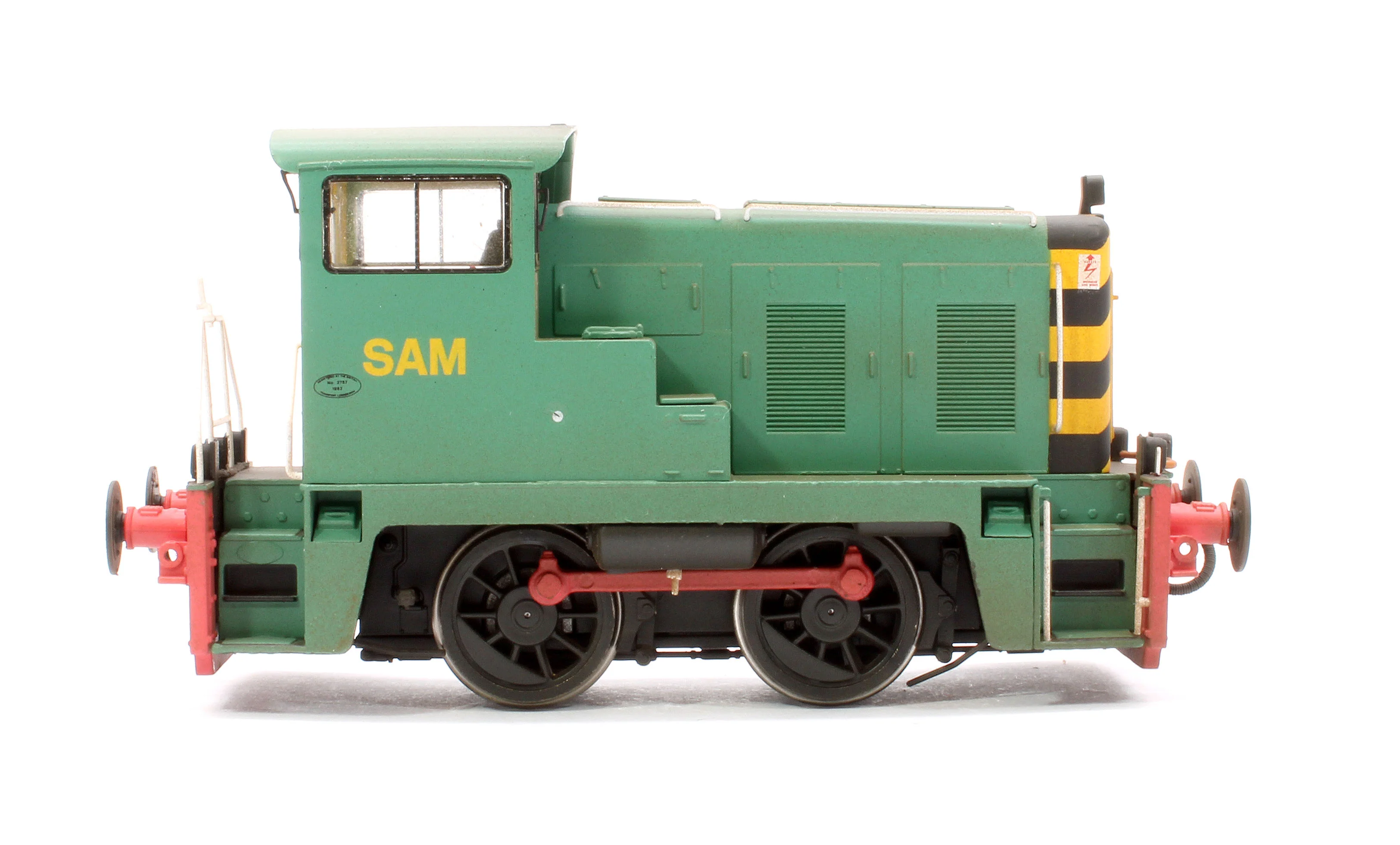 2850 Class 02 'SAM' (ex-D2868) Industrial Plain Green Diesel Locomotive - Weathered - Image 6