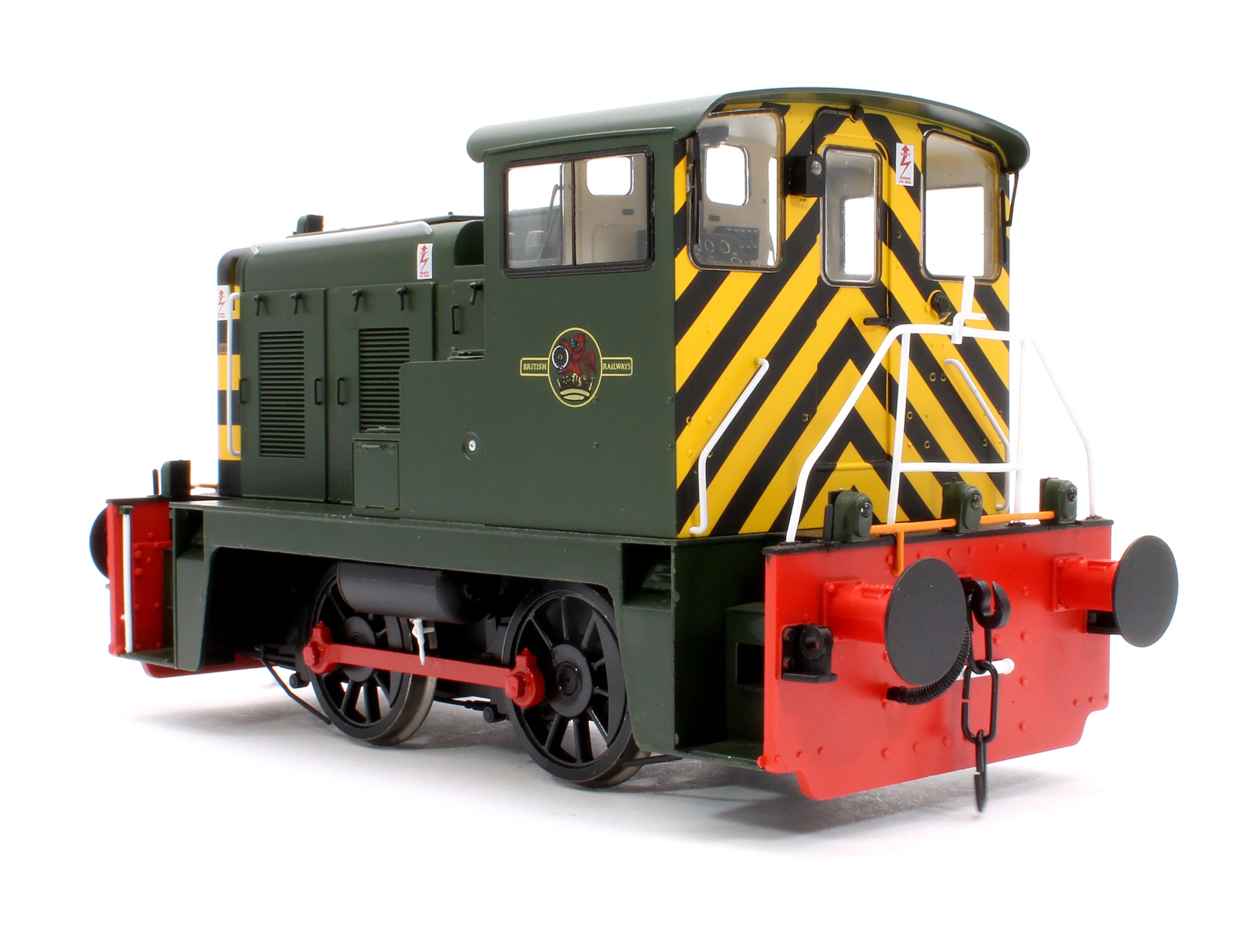 2870 Class 02 BR green Unnumbered (Wasp Stripes) Diesel Locomotive - Image 2