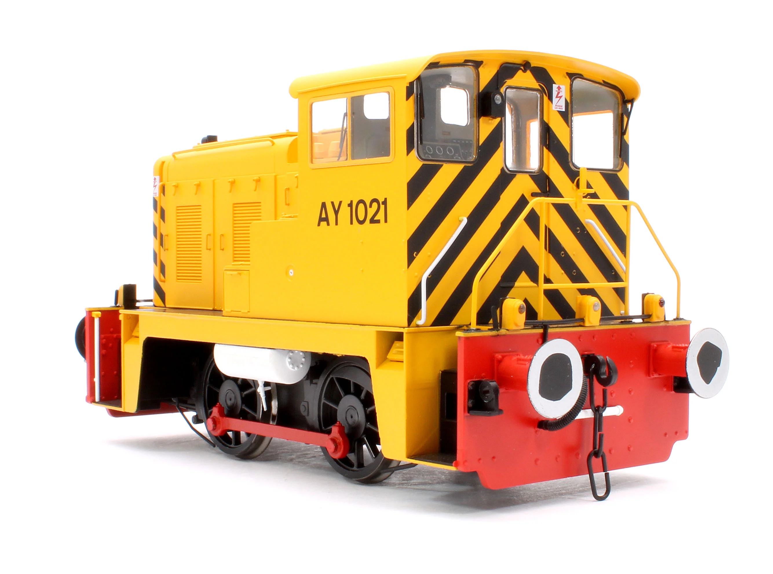 2875 Class 02 Industrial Yellow AY1021 (Wasp Stripes) Diesel Locomotive - Image 2