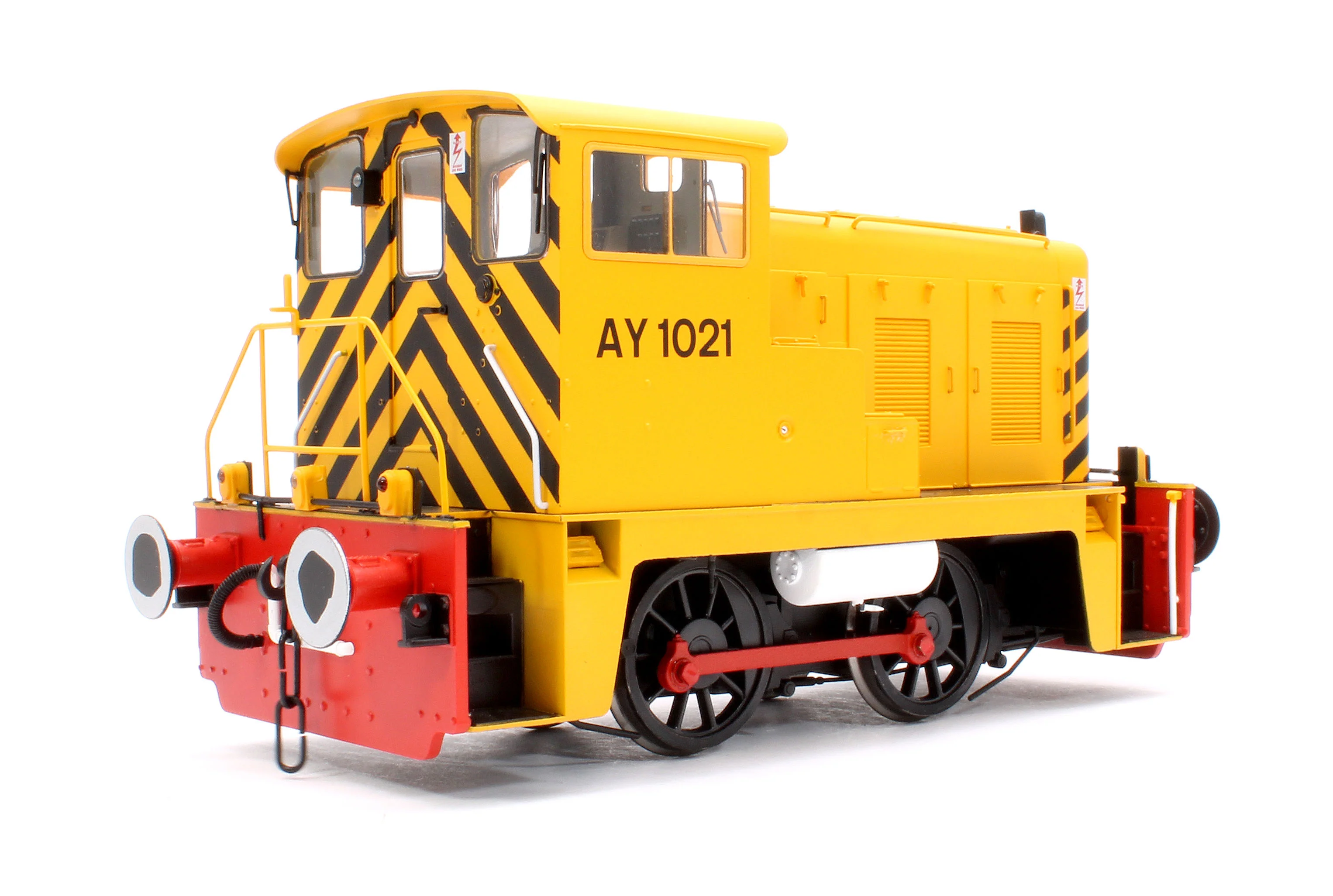 2875 Class 02 Industrial Yellow AY1021 (Wasp Stripes) Diesel Locomotive - Image 3