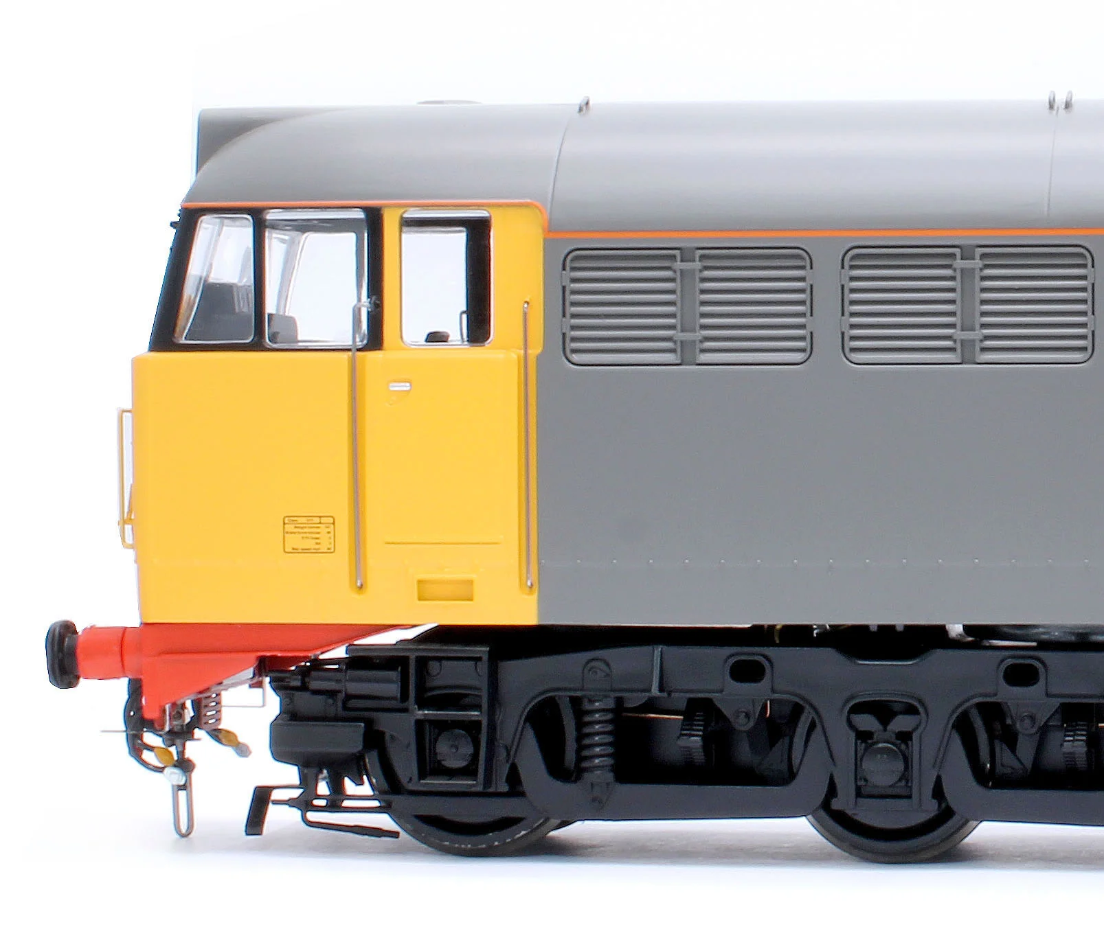3124 Class 31 Railfreight Large Logo Grey/Yellow Unnumbered Diesel Locomotive - Image 6