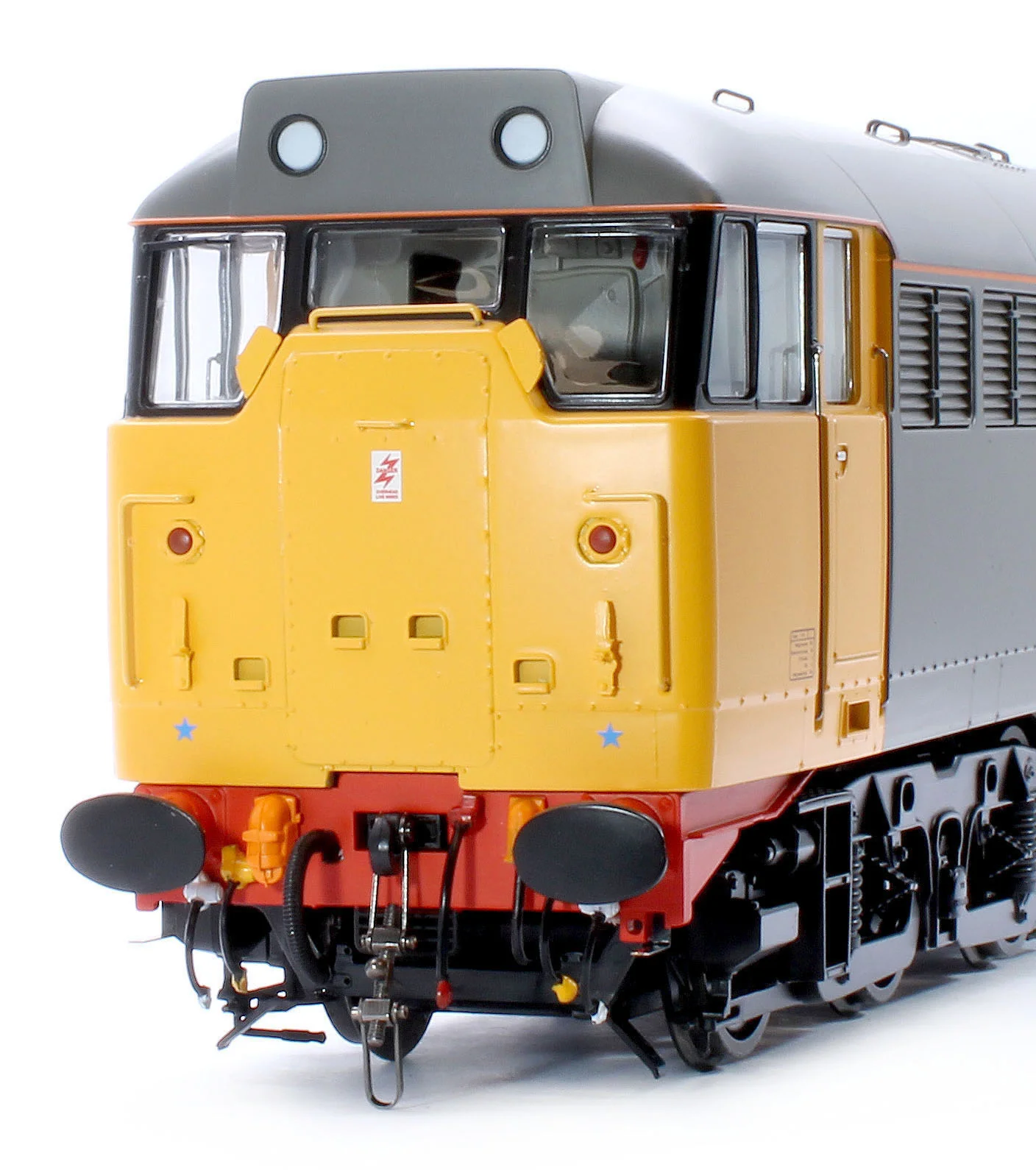 3124 Class 31 Railfreight Large Logo Grey/Yellow Unnumbered Diesel Locomotive - Image 9