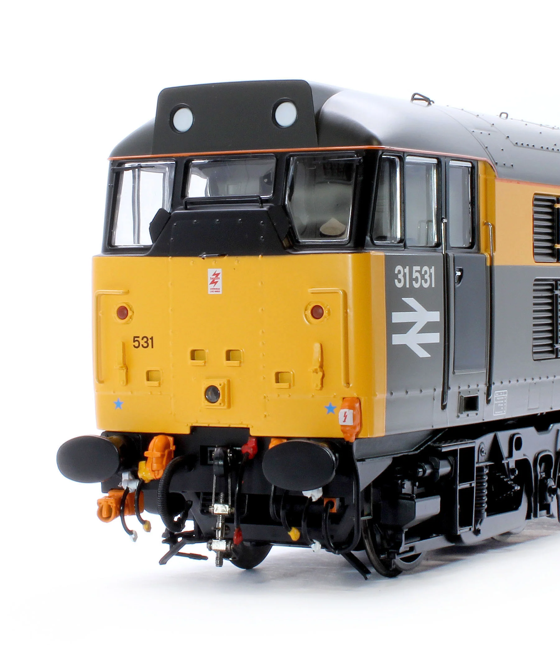 3147 Class 31 BR Civil Engineers Grey/Yellow No.31531 Diesel Locomotive - Image 8