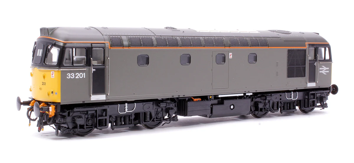 3325 Class 33/2 33201 BR General Grey Diesel Locomotive