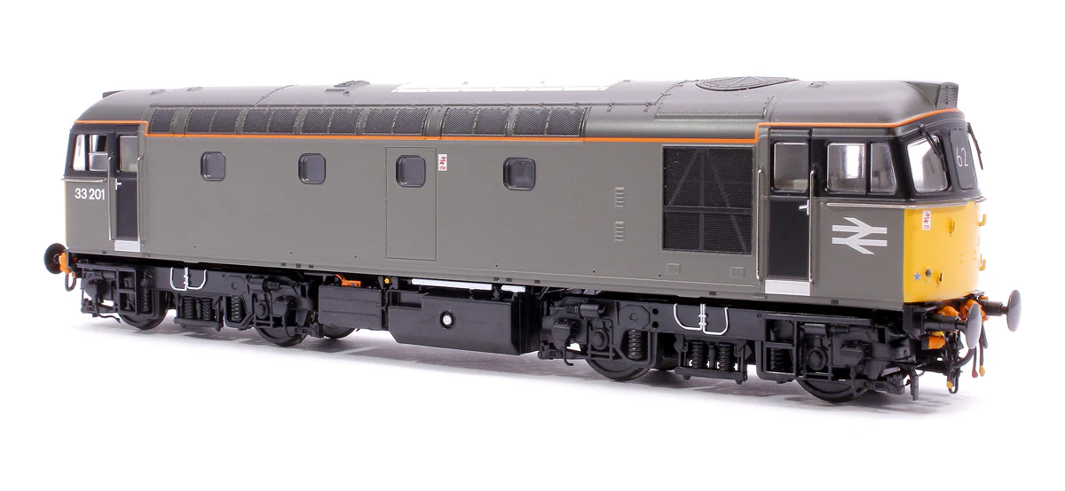 3325 Class 33/2 33201 BR General Grey Diesel Locomotive - Image 3