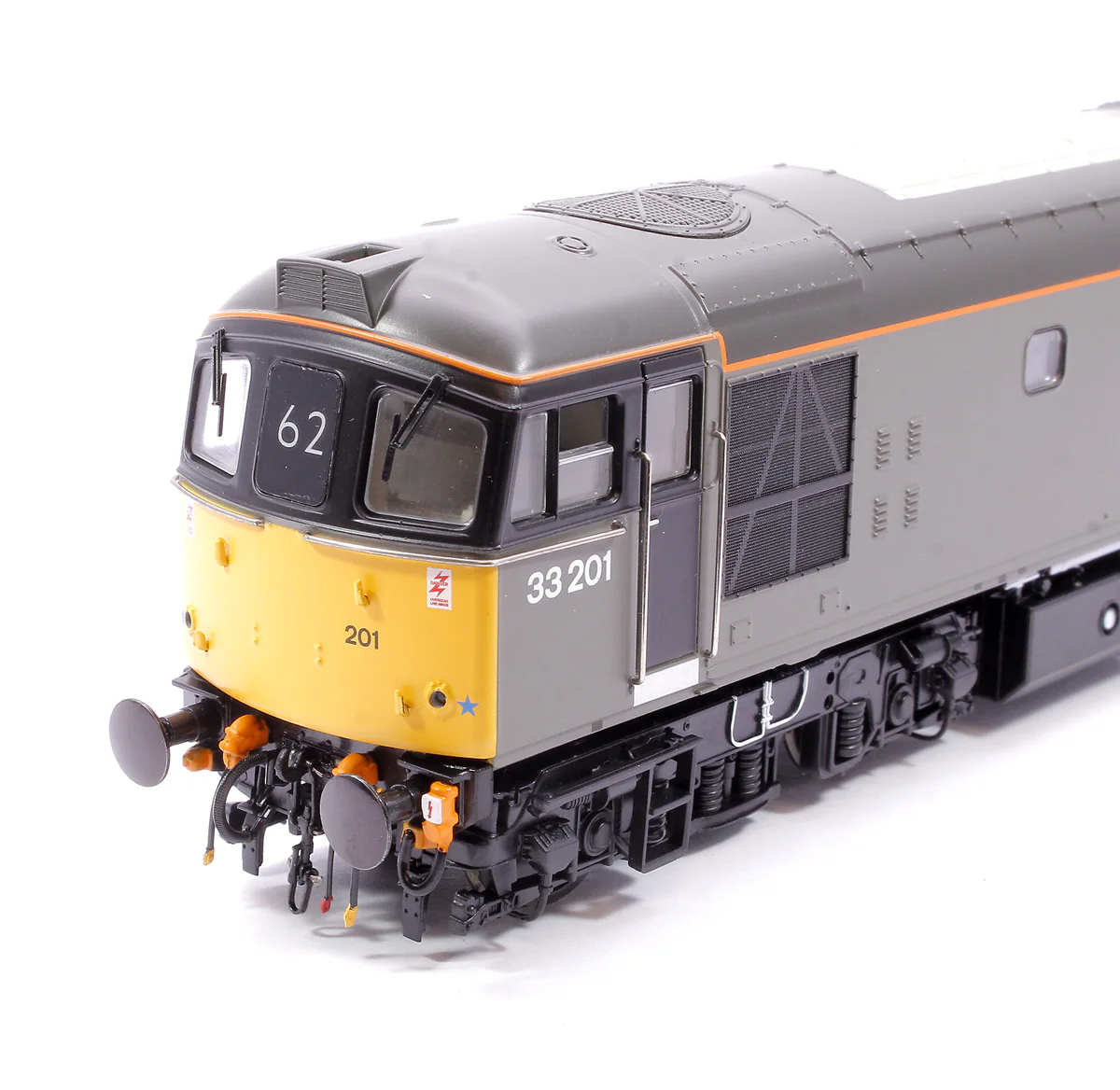 3325 Class 33/2 33201 BR General Grey Diesel Locomotive - Image 8