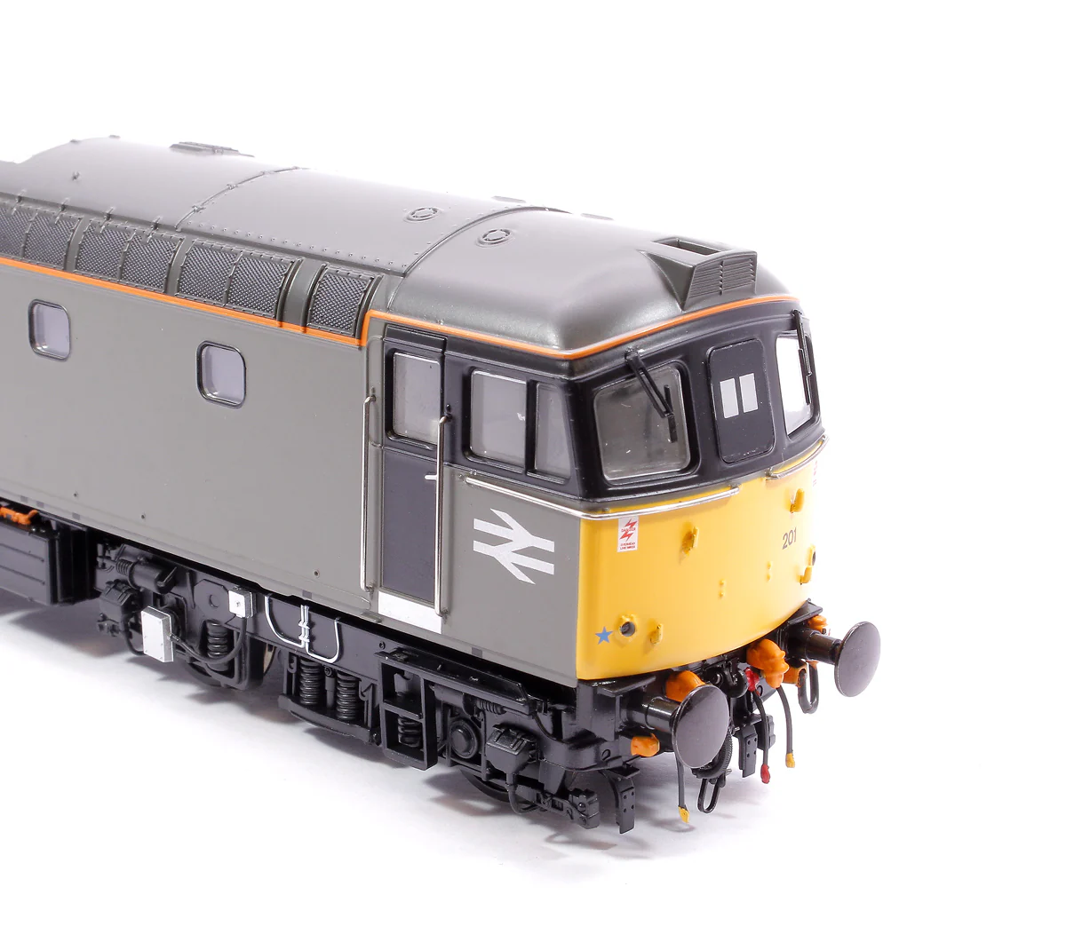 3325 Class 33/2 33201 BR General Grey Diesel Locomotive - Image 9