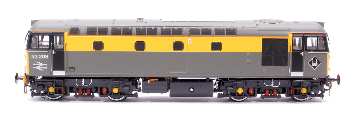 3388 Class 33/2 33208 BR Railtour Grey/Yellow (headlight) Diesel Locomotive - Image 2