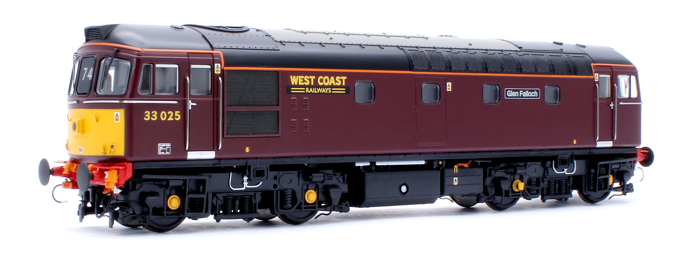 34253 Class 33/0 West Coast Railways No.33025 'Glen Falloch' Diesel Locomotive - DCC Sound - Image 4