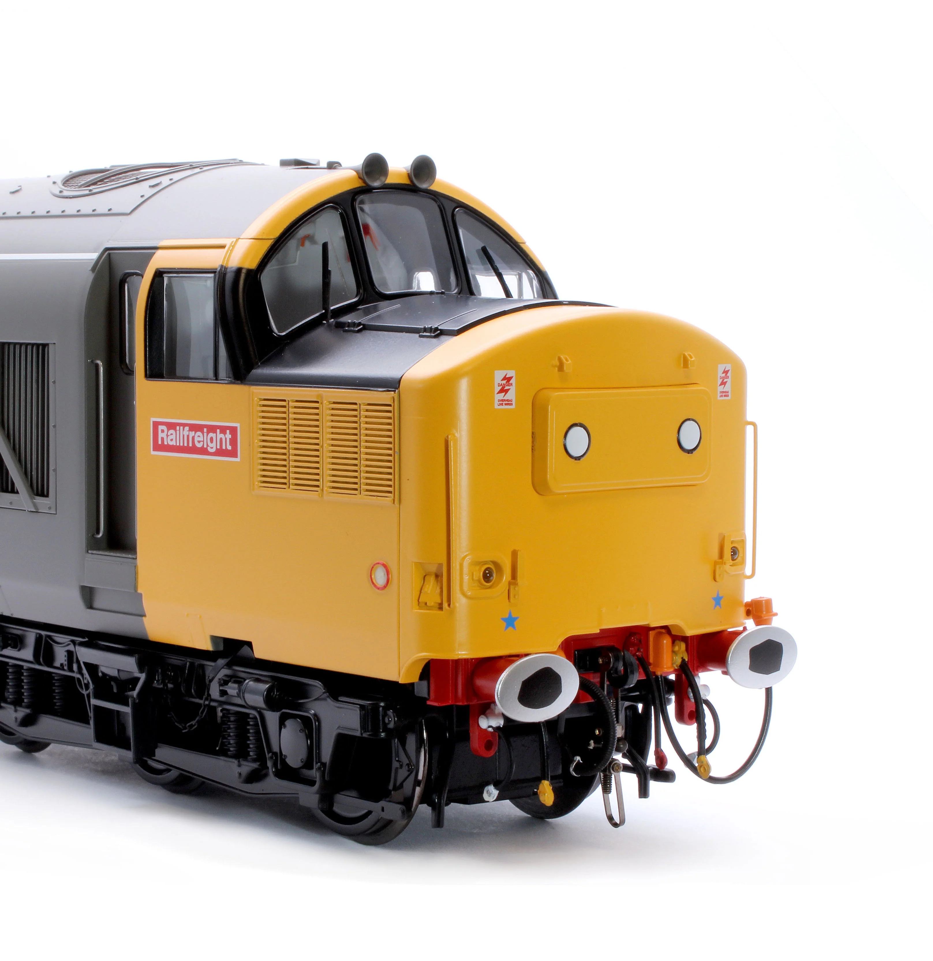 3732 Class 37/0 Railfreight Large Logo Grey No.37196 Tre Pol and Pen (Centre Headcode) Diesel Locomotive - Image 9