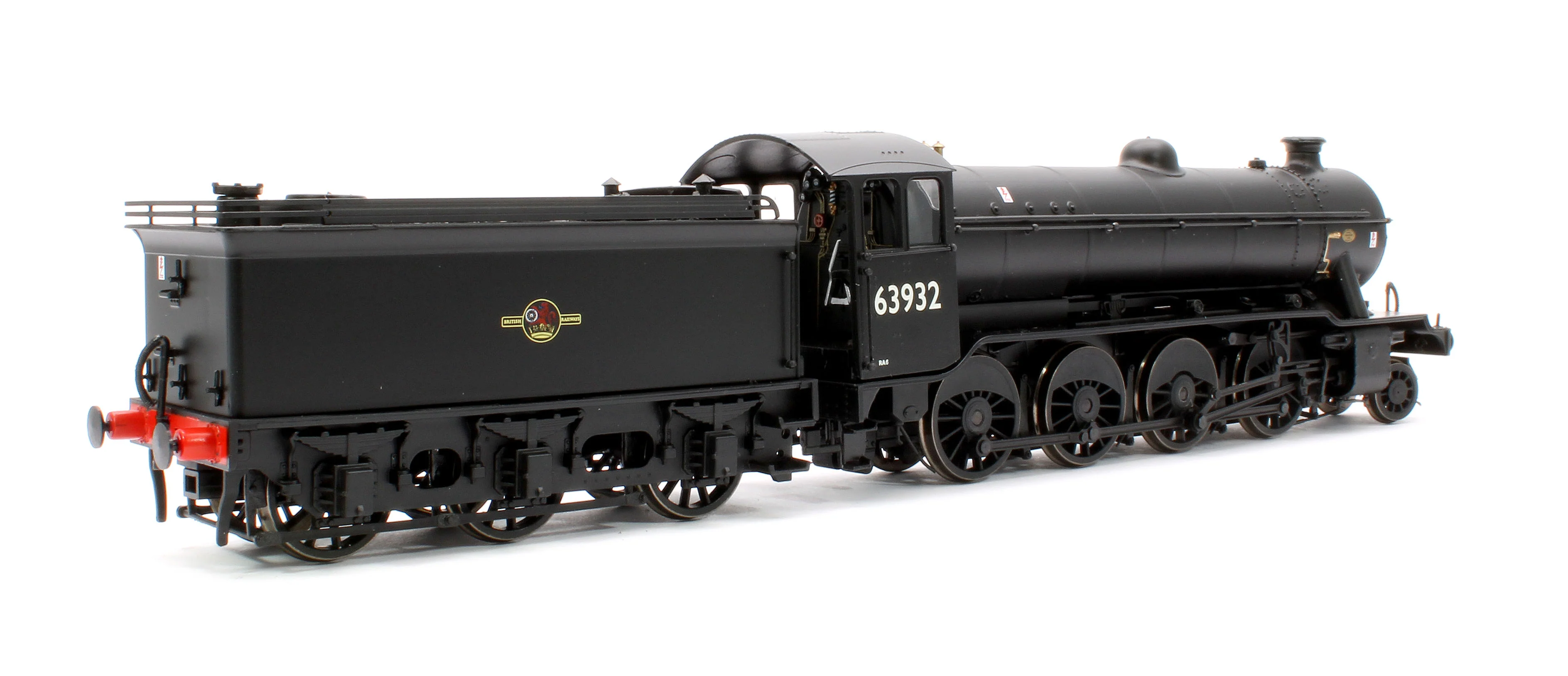 3943 Class O2/4 'Tango' BR late crest black No. 63932 with low running plate, side window cab and GN tender, short chimney - Image 3