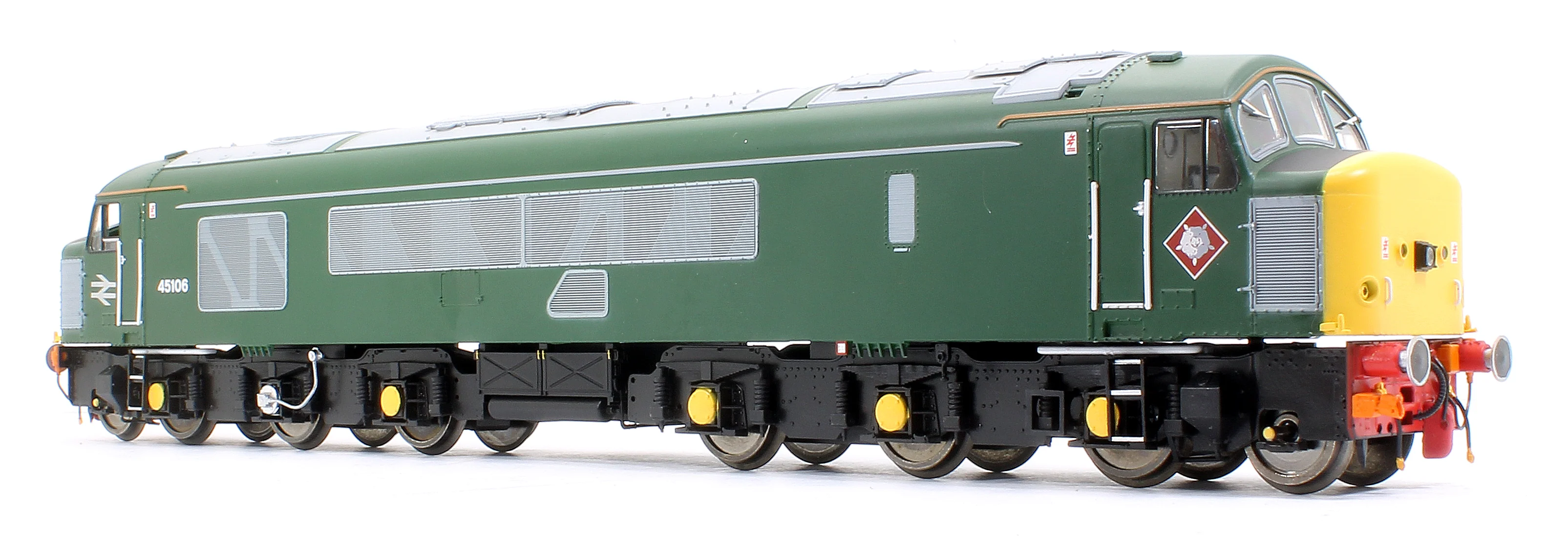 45501 Class 45/1 45106 BR 'Railtour' Green with Full Yellow Ends, Tinsley Diamond plaques and square headlight Diesel Locomotive - Image 3