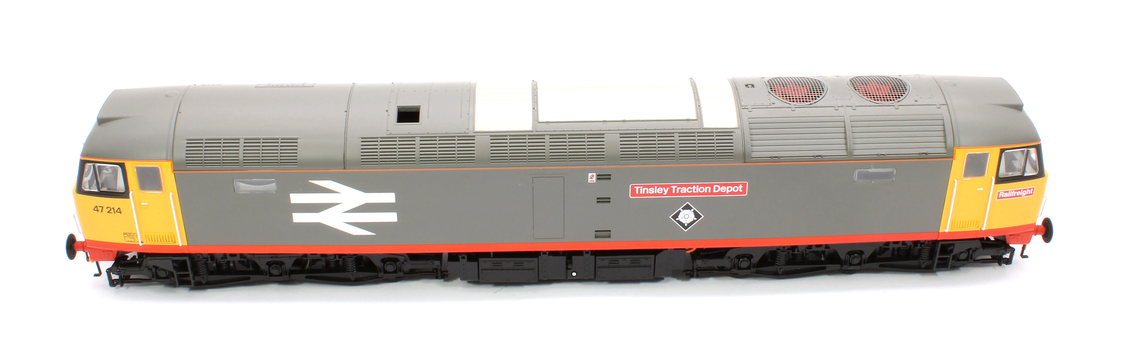4722 Class 47 214 'Tinsley Traction Depot' Railfreight Grey Diesel Locomotive - Image 10