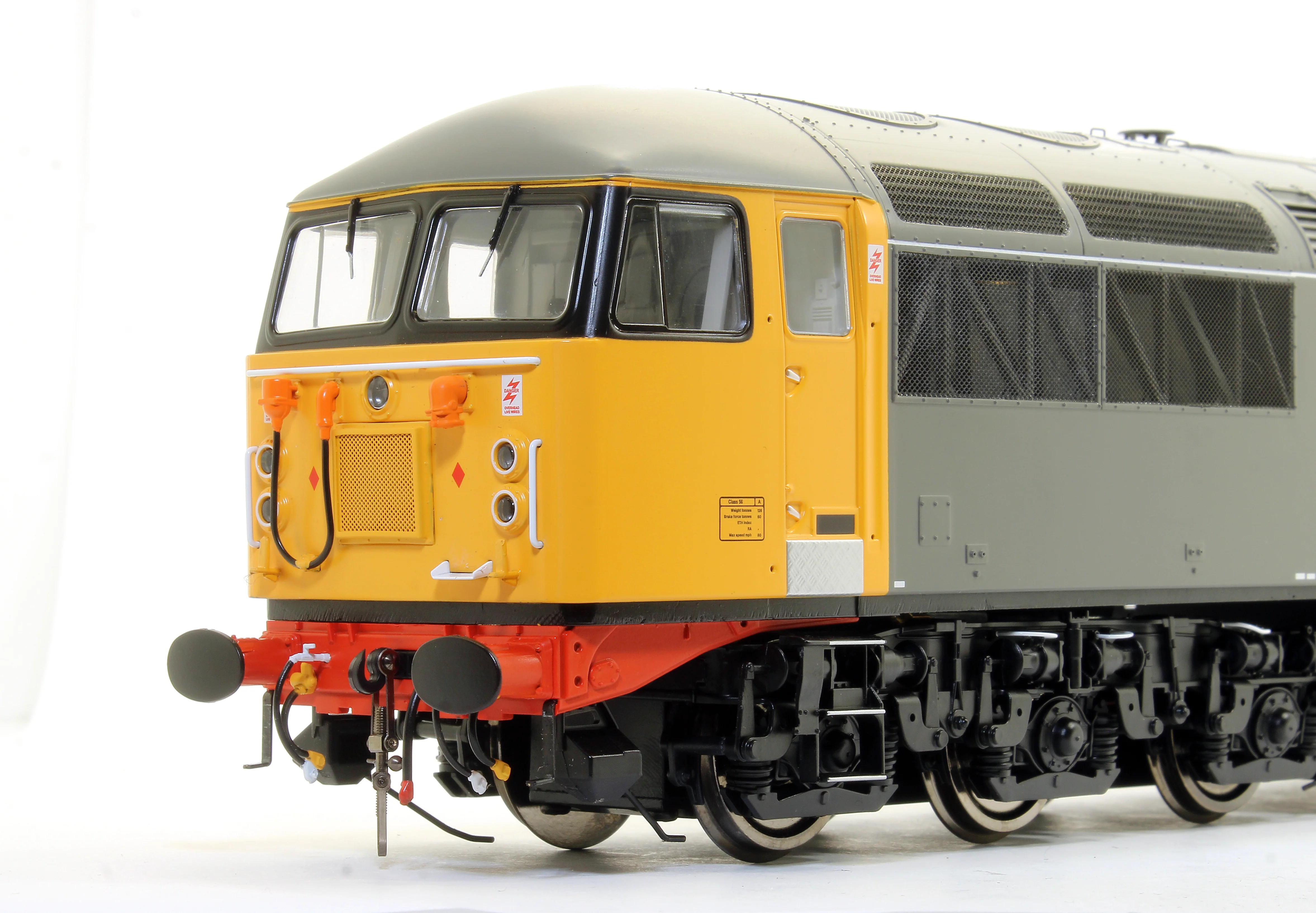 5602 Class 56 Railfreight Large Logo Grey Heavy Freight Diesel Locomotive - Image 5